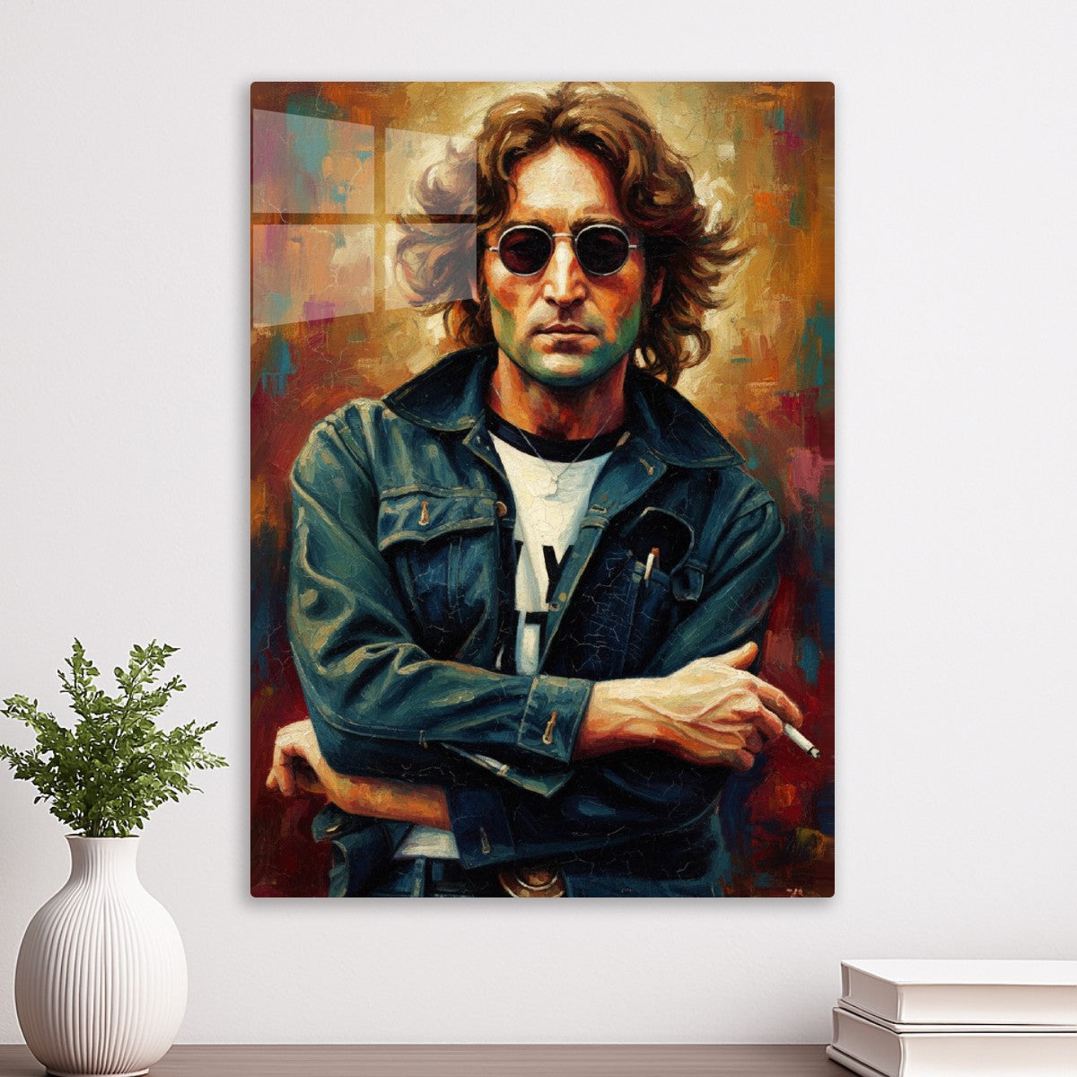 John Lennon abstract art