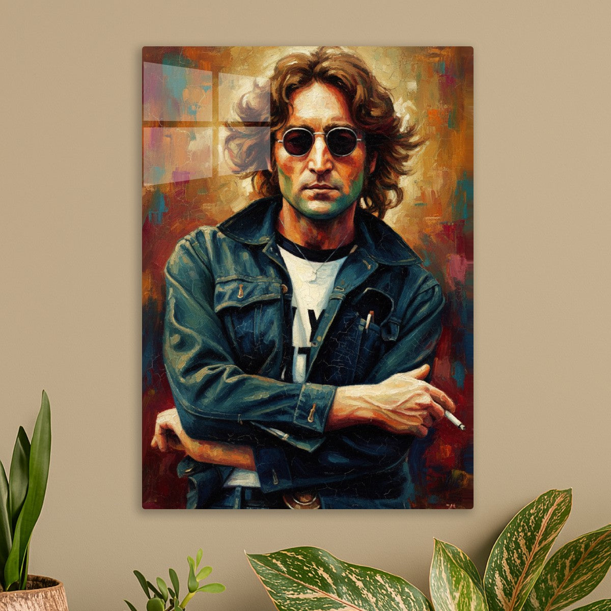 John Lennon abstract art