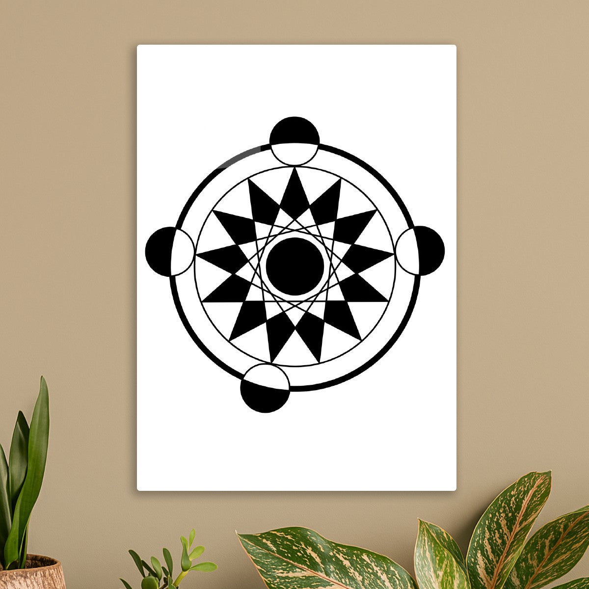 Geometric Crop Circle Mandala