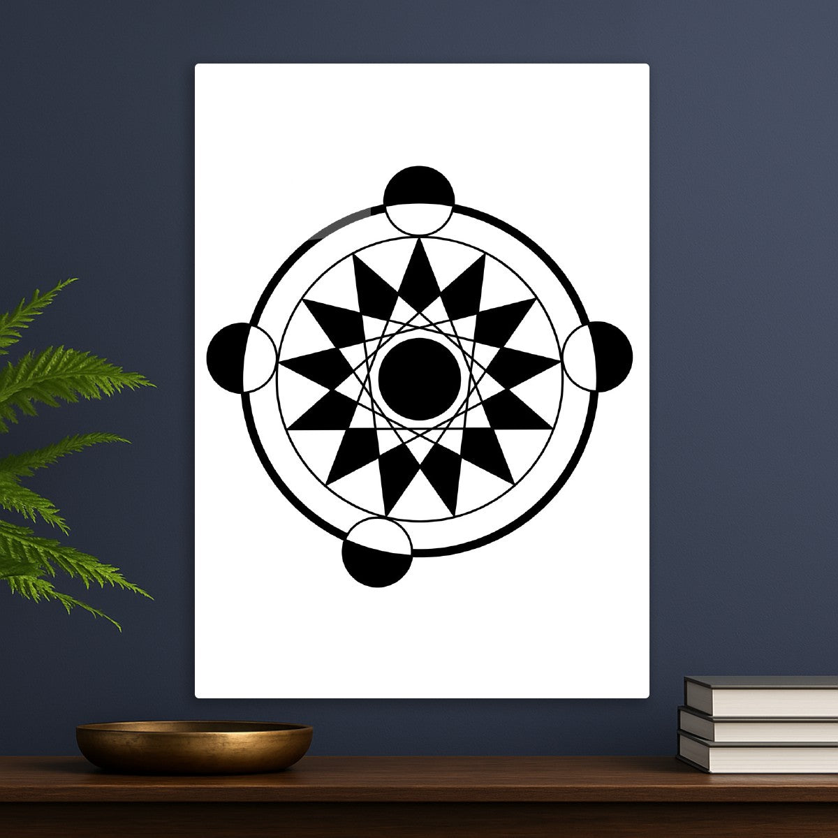 Geometric Crop Circle Mandala