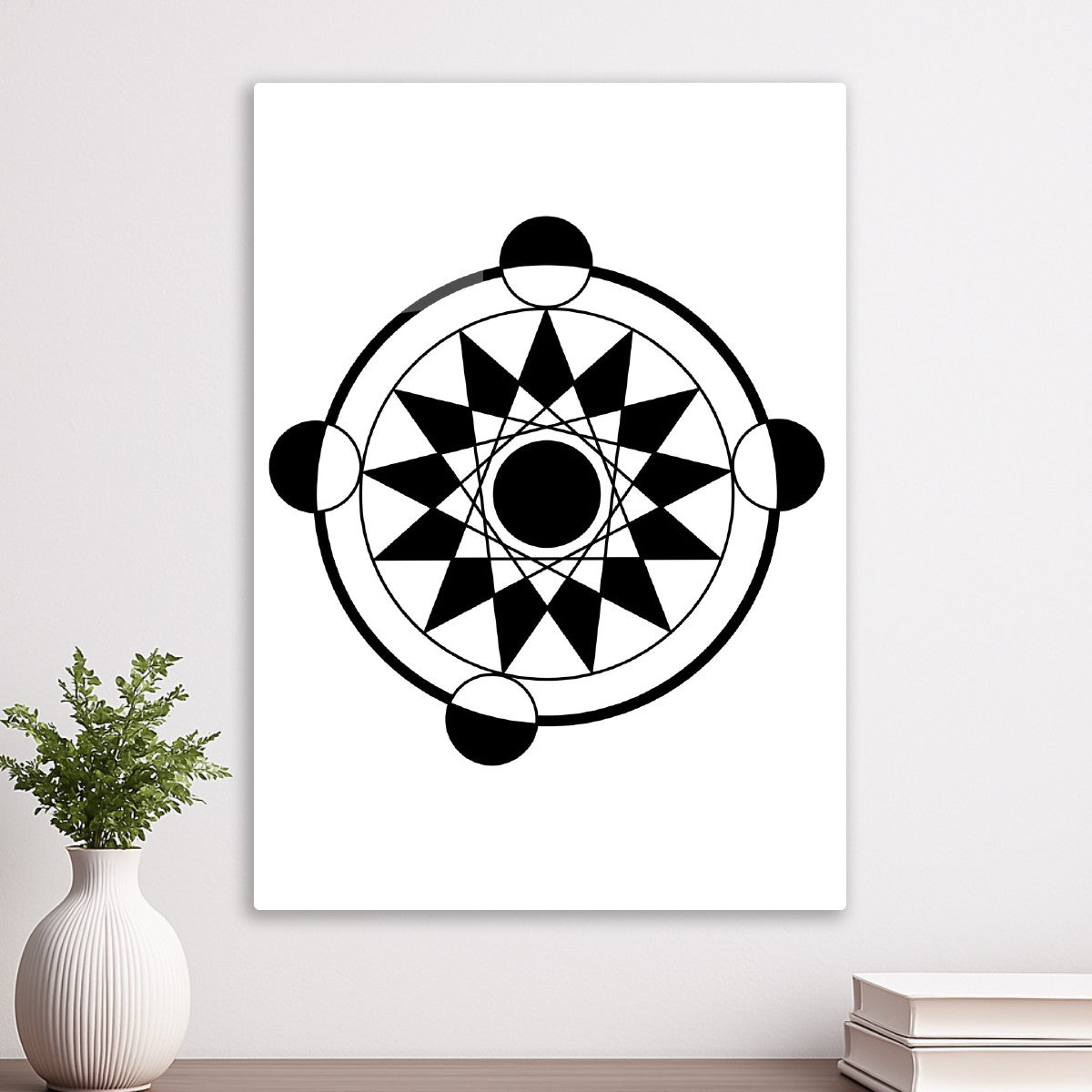 Geometric Crop Circle Mandala