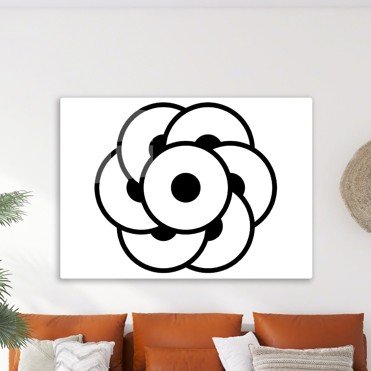 Geometric Crop Circle Flower