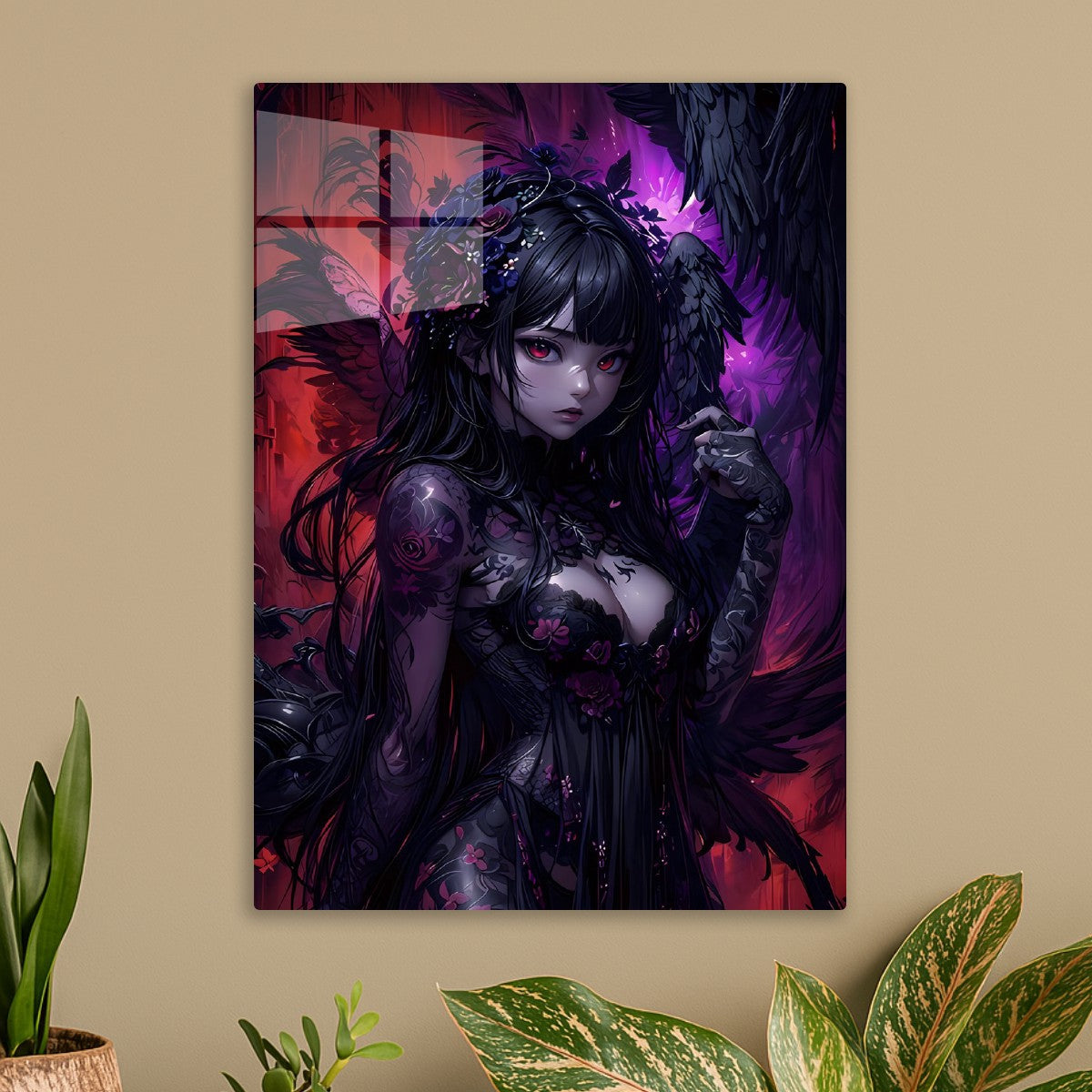 Enigmatic Floral Guardian