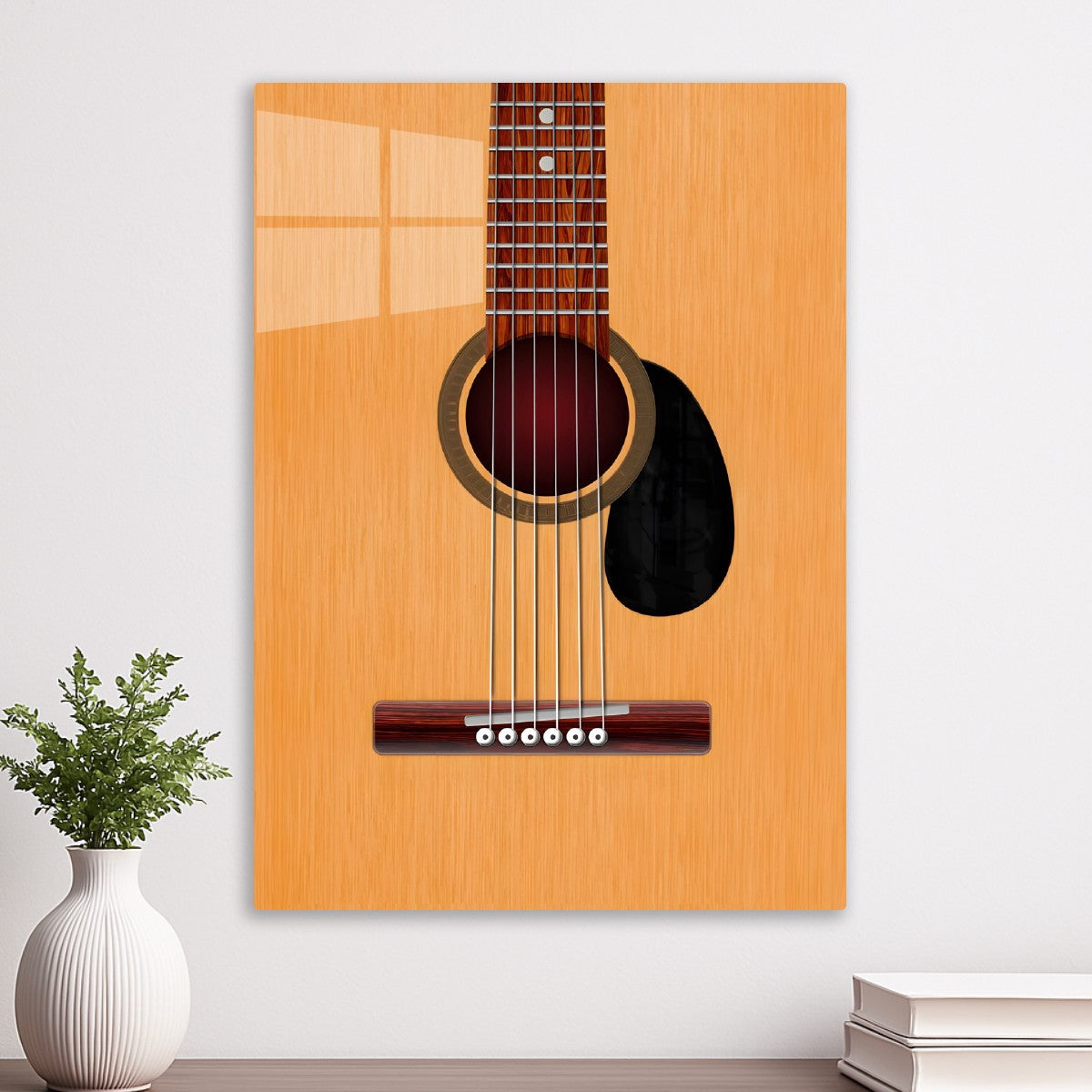 Acoustic Guitar Wood Art