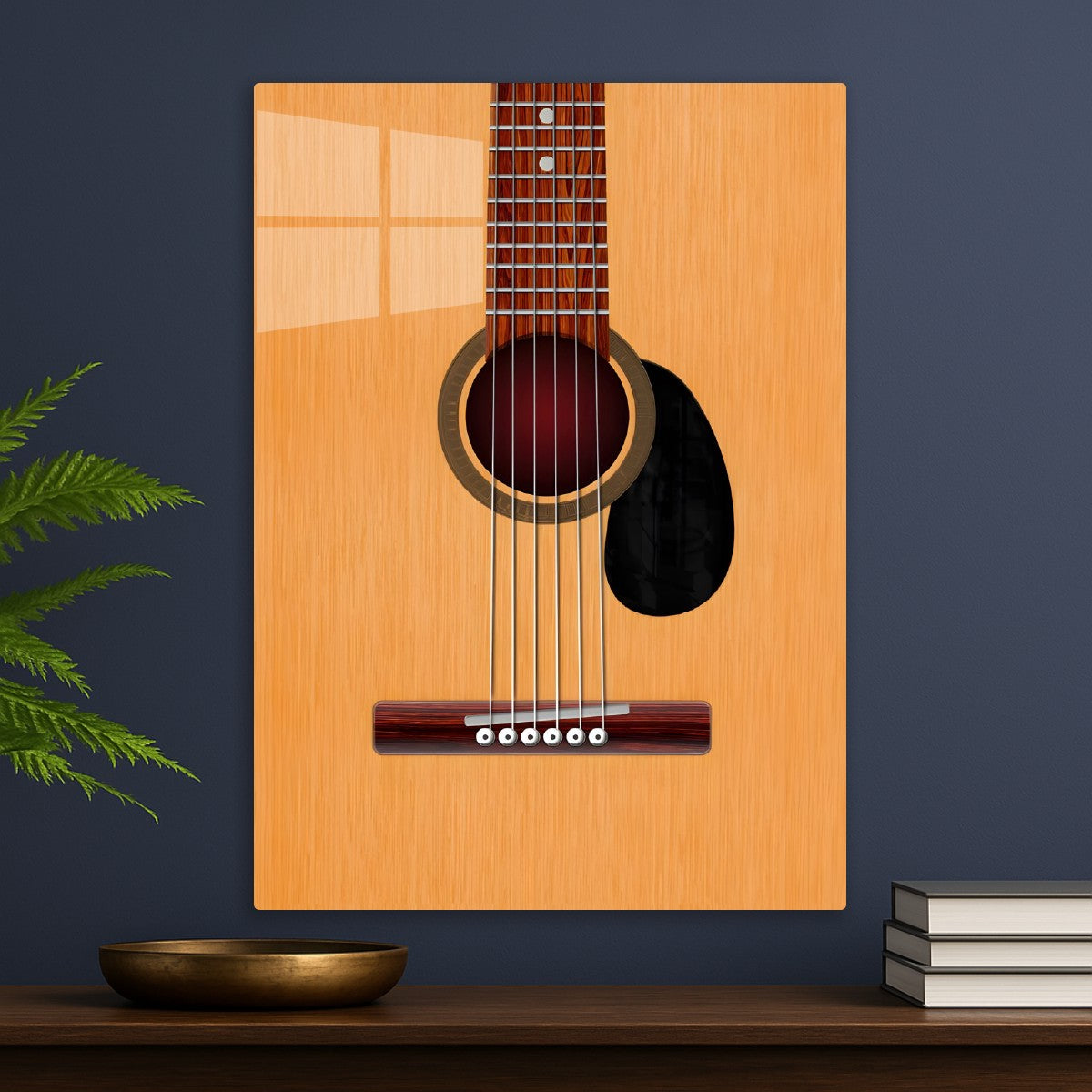 Acoustic Guitar Wood Art