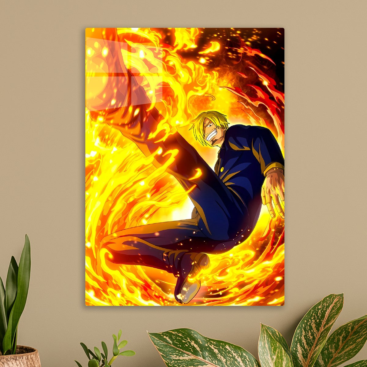 Sanji Flames Strike