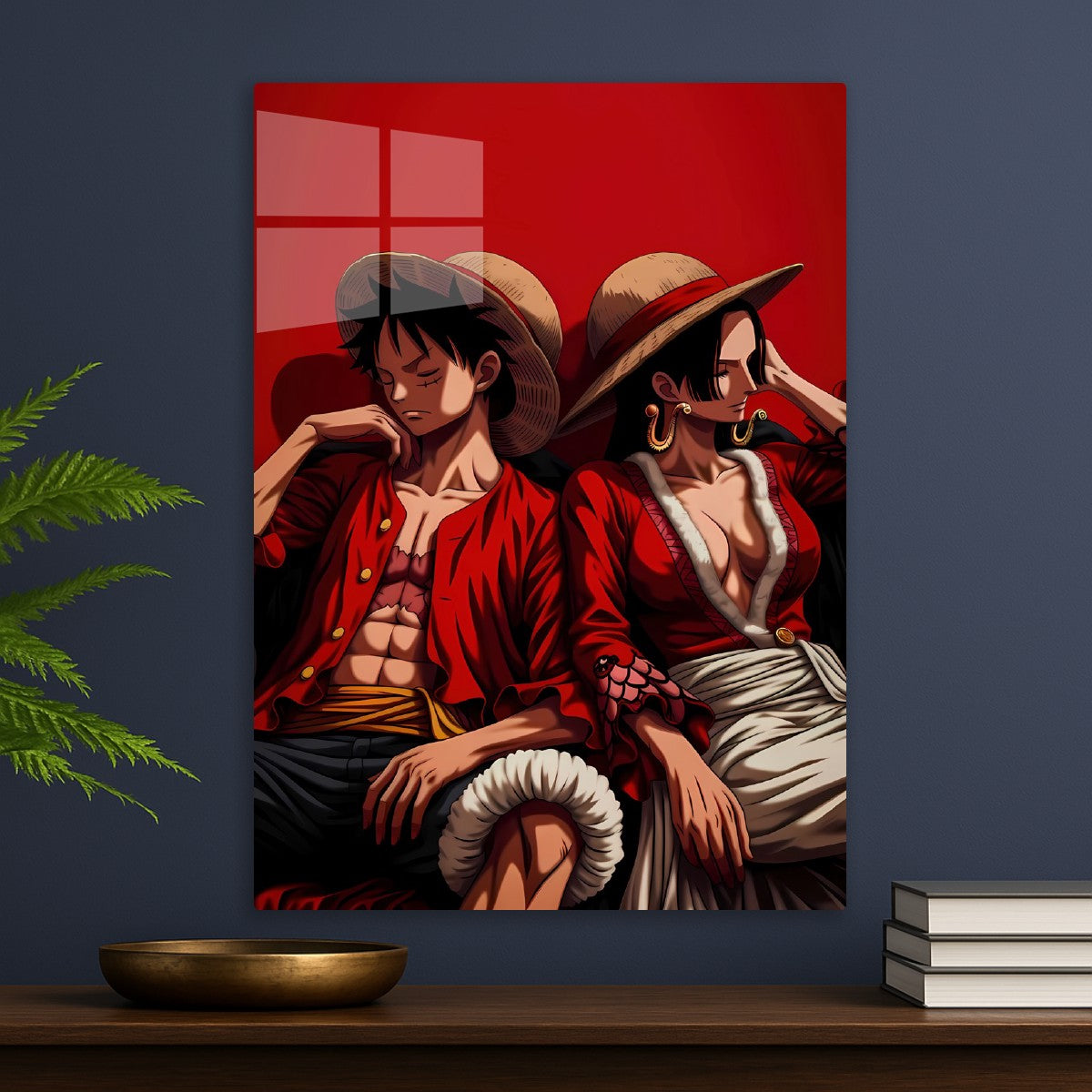 Luffy with Boa Hancock