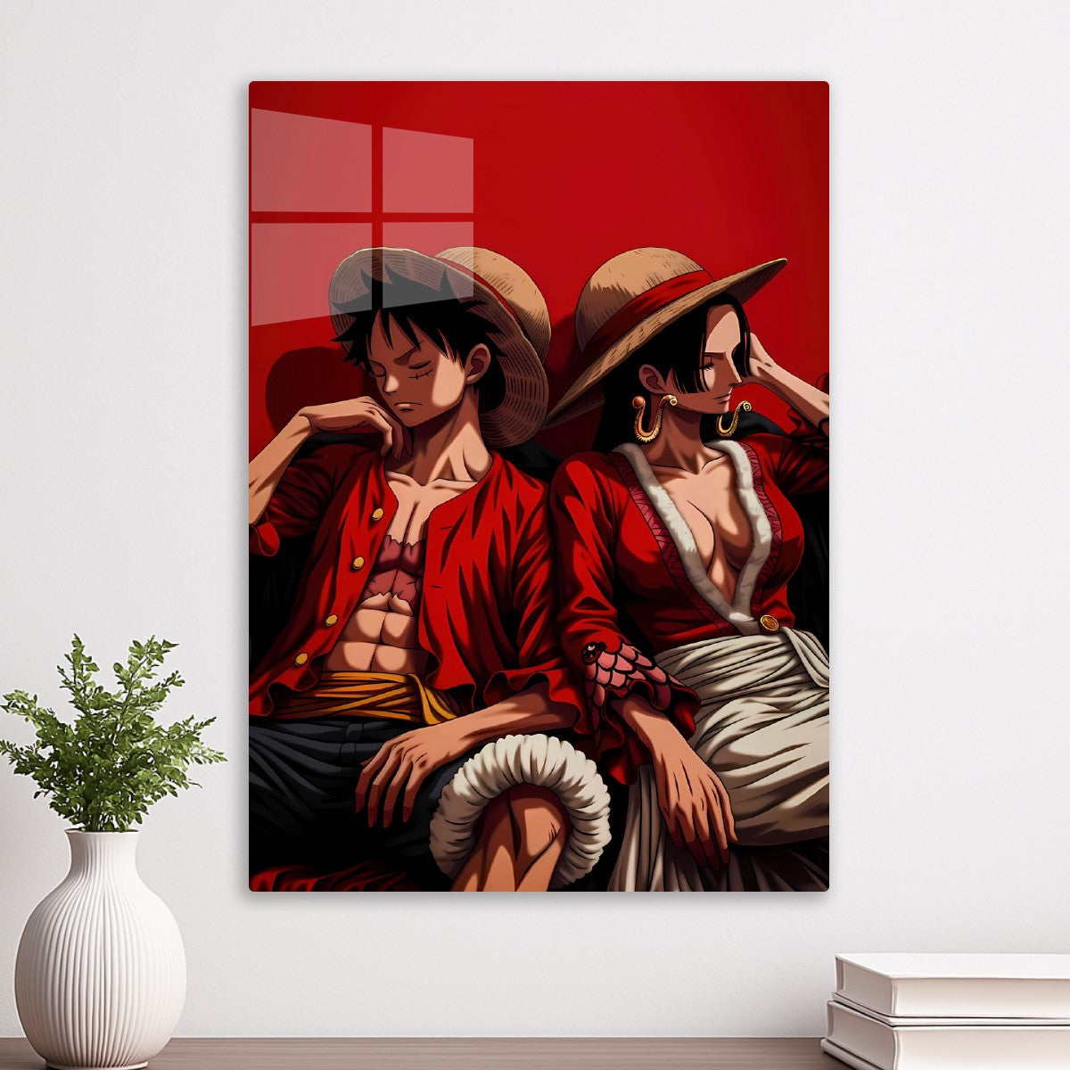 Luffy with Boa Hancock
