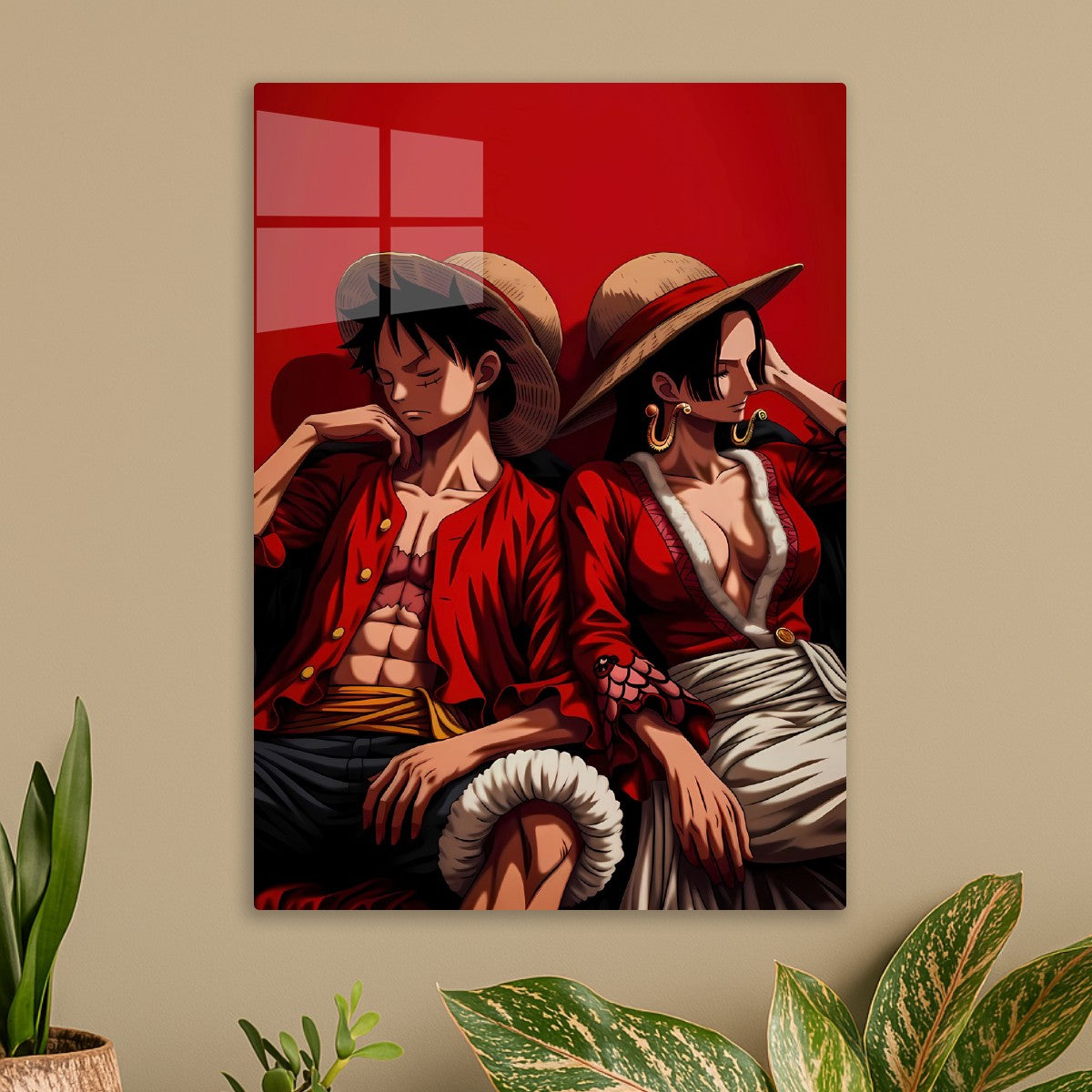 Luffy with Boa Hancock