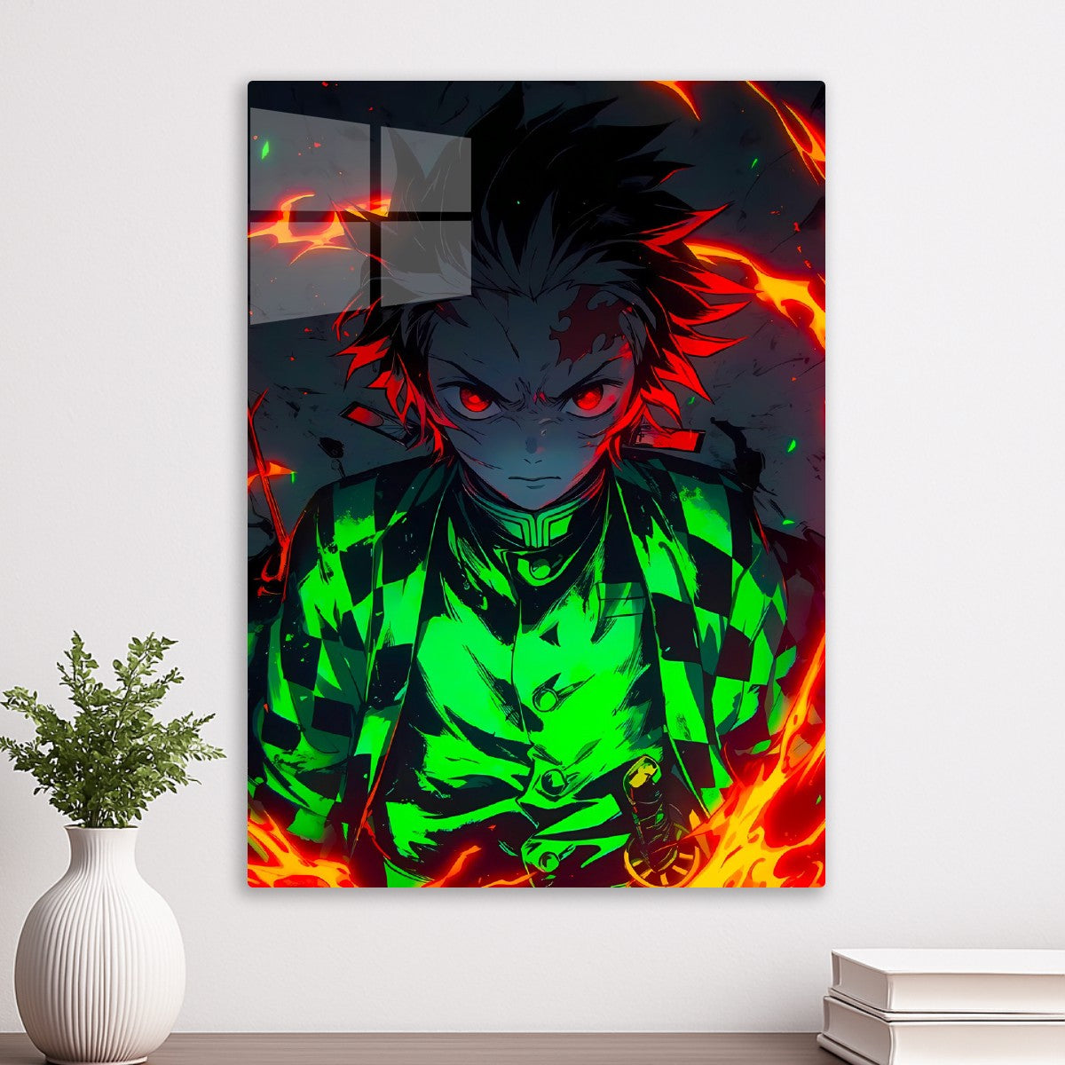 Tanjiro Flame Aura