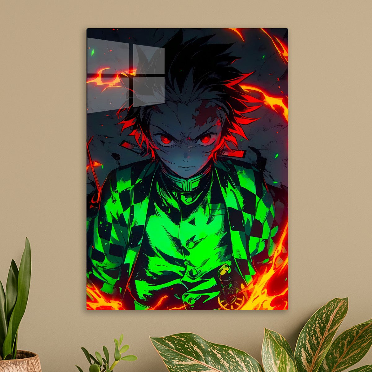 Tanjiro Flame Aura