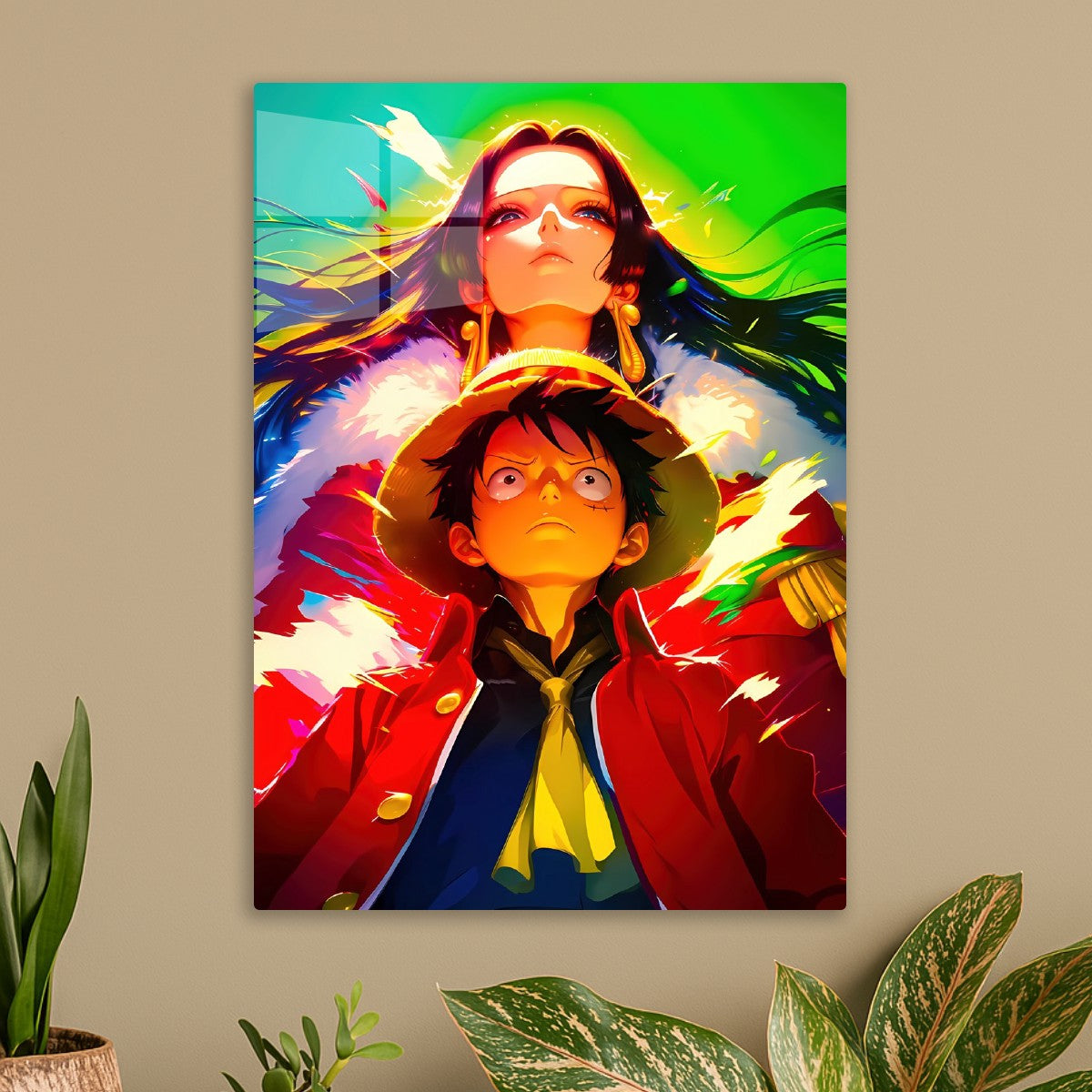 Luffy and Boa Hancock