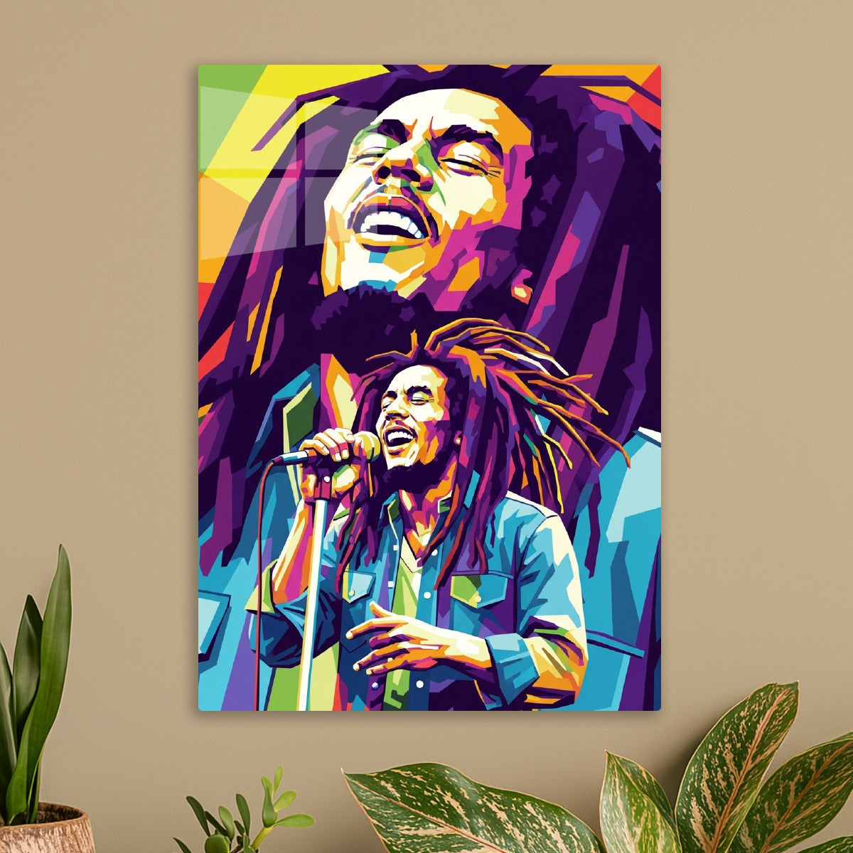Bob Marley WPAP art