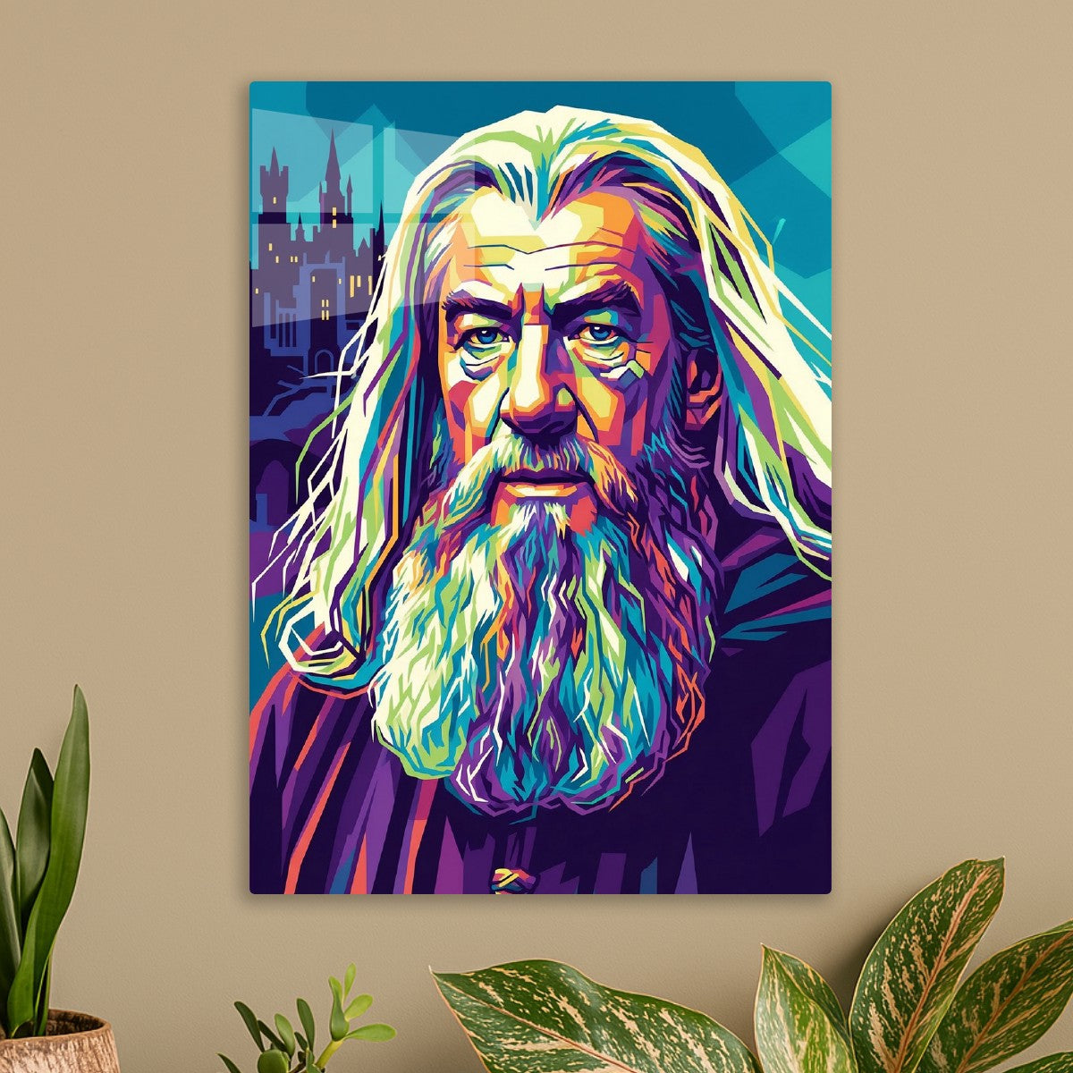 Gandalf pop art portrait