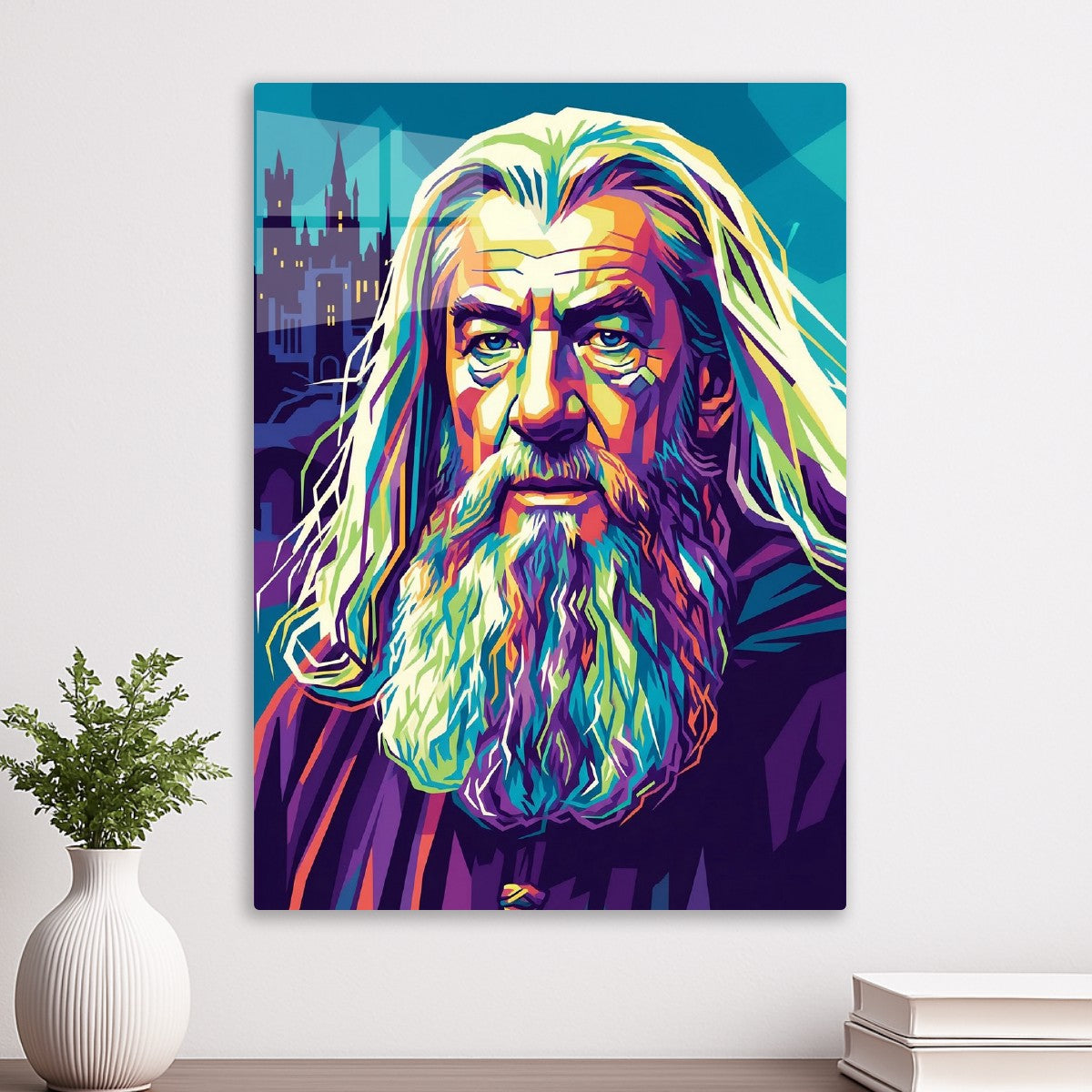 Gandalf pop art portrait