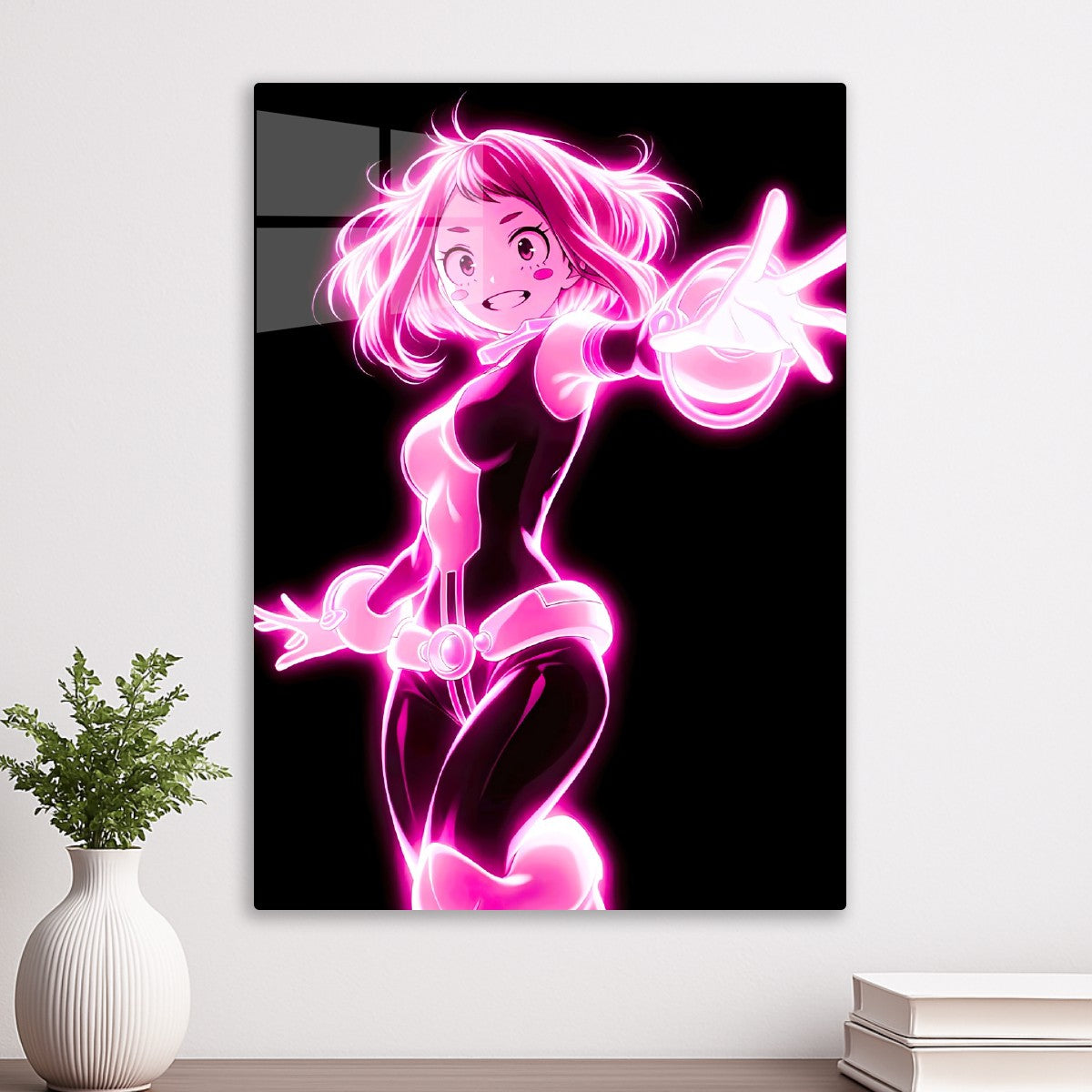 Ochaco Uraraka neon art