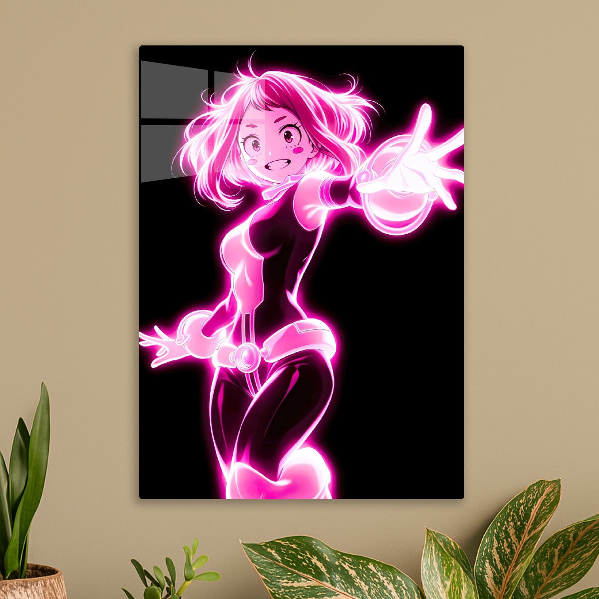 Ochaco Uraraka neon art