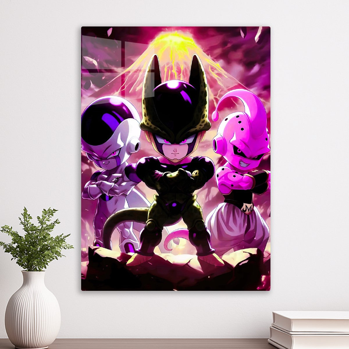 freza x cell x majin boo