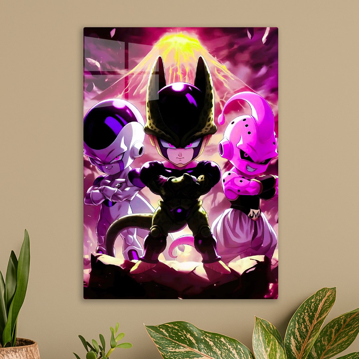 freza x cell x majin boo