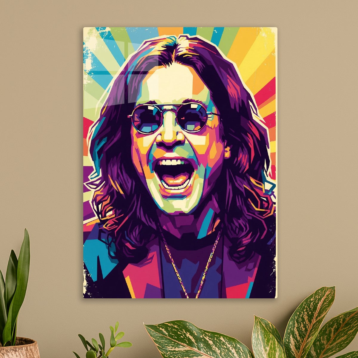 Ozzy Osbourne pop art portrait