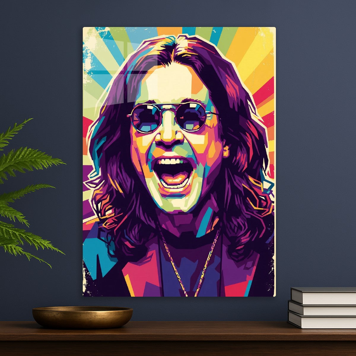 Ozzy Osbourne pop art portrait