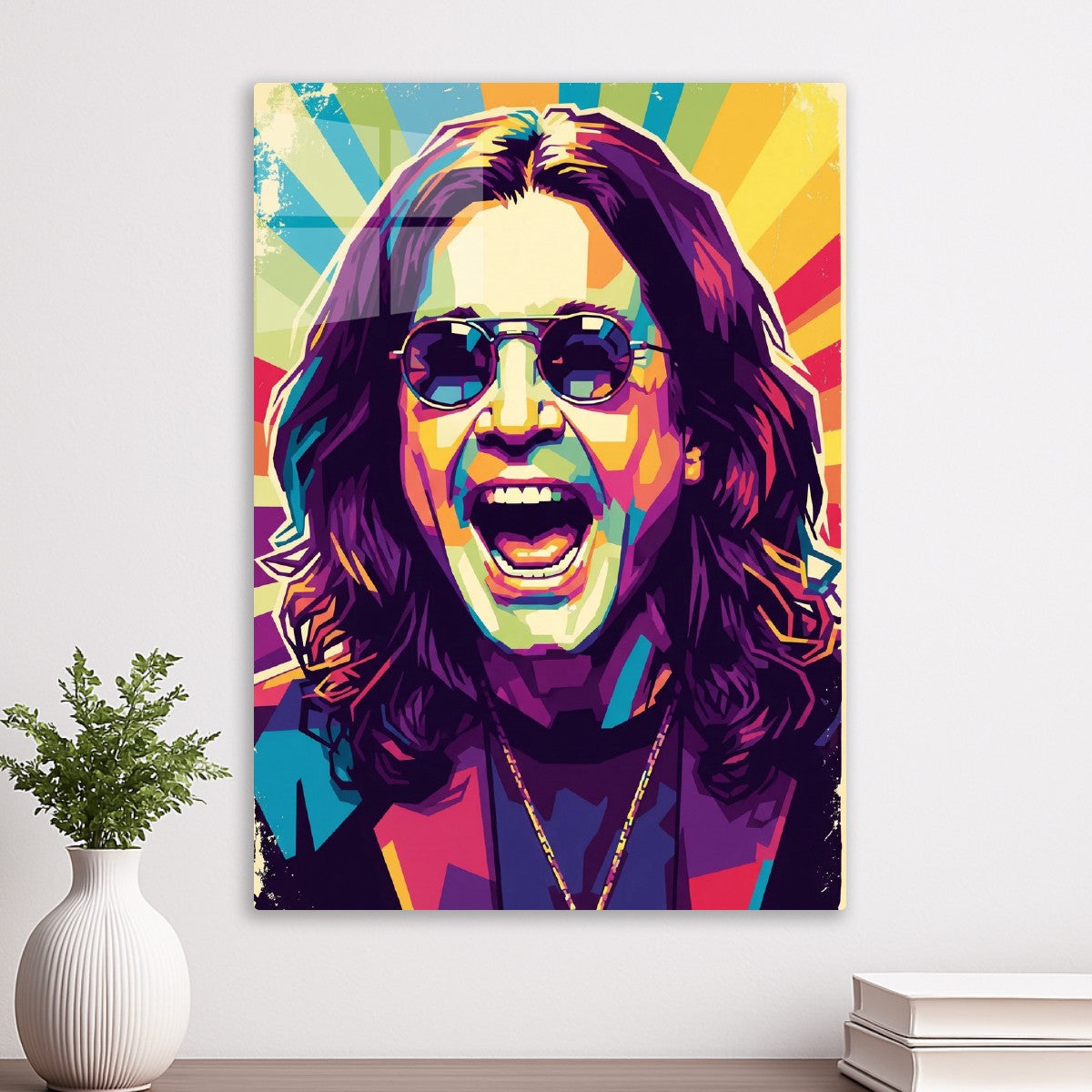 Ozzy Osbourne pop art portrait
