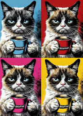 Cat, Coffee and Pop Art