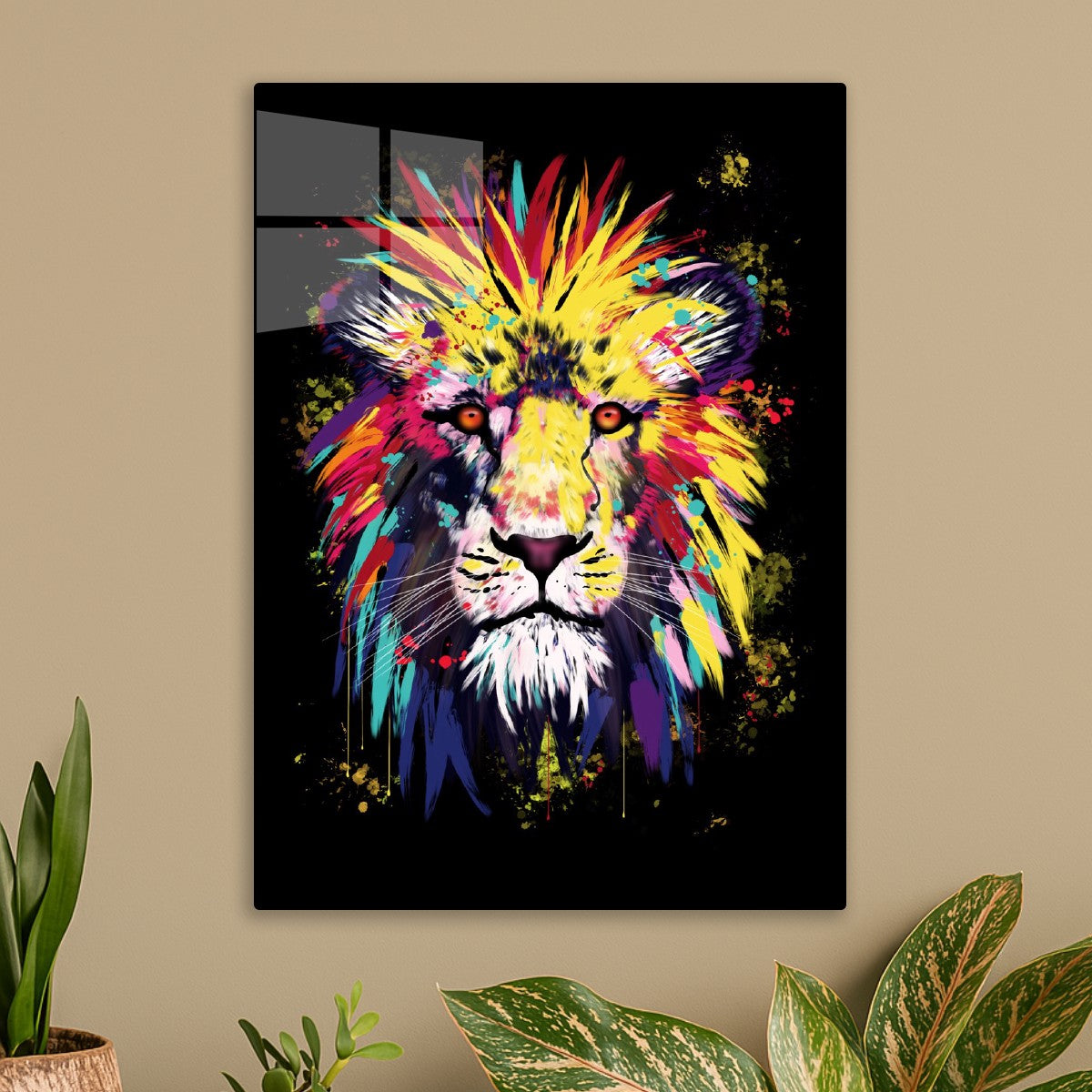 Lion Colour Splash