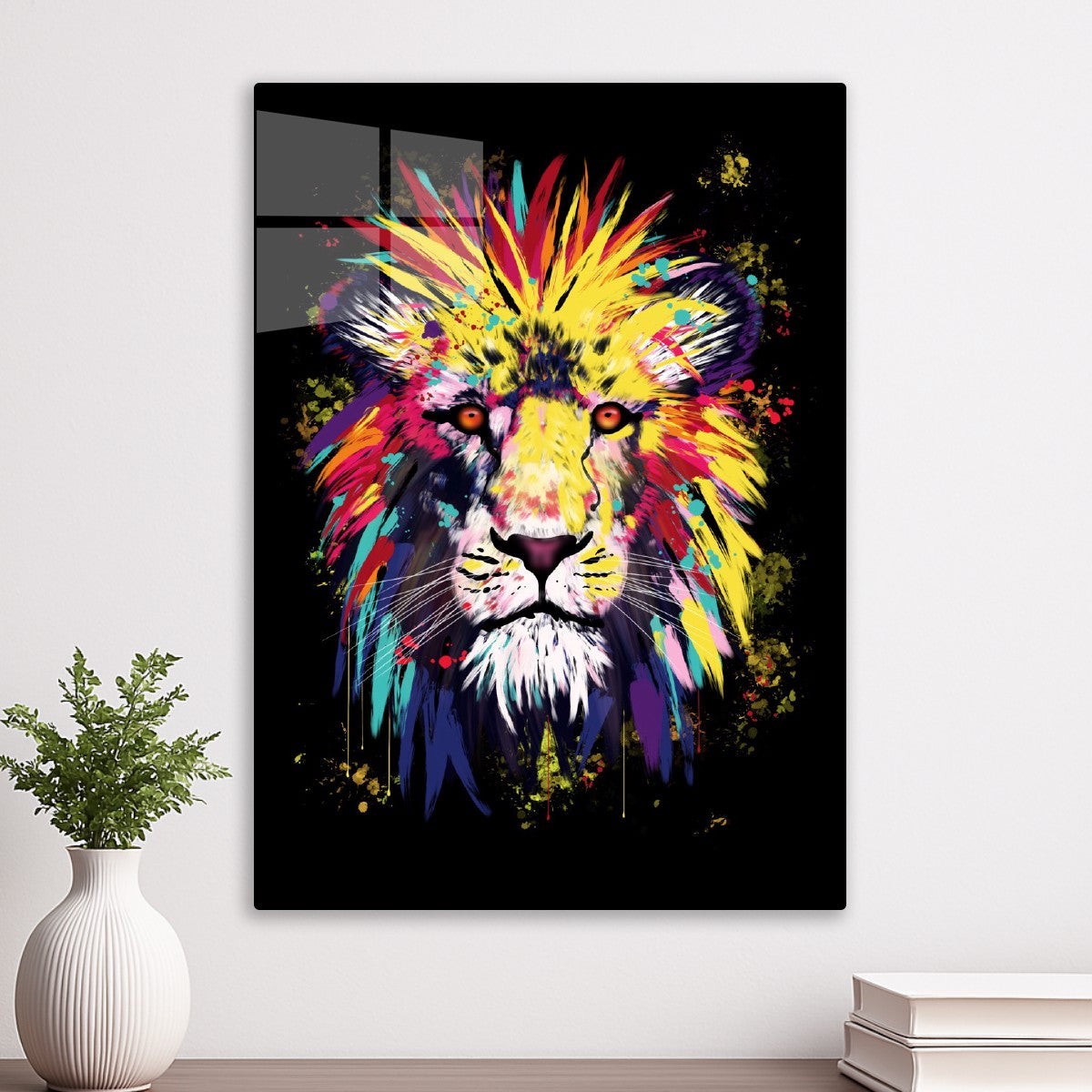 Lion Colour Splash