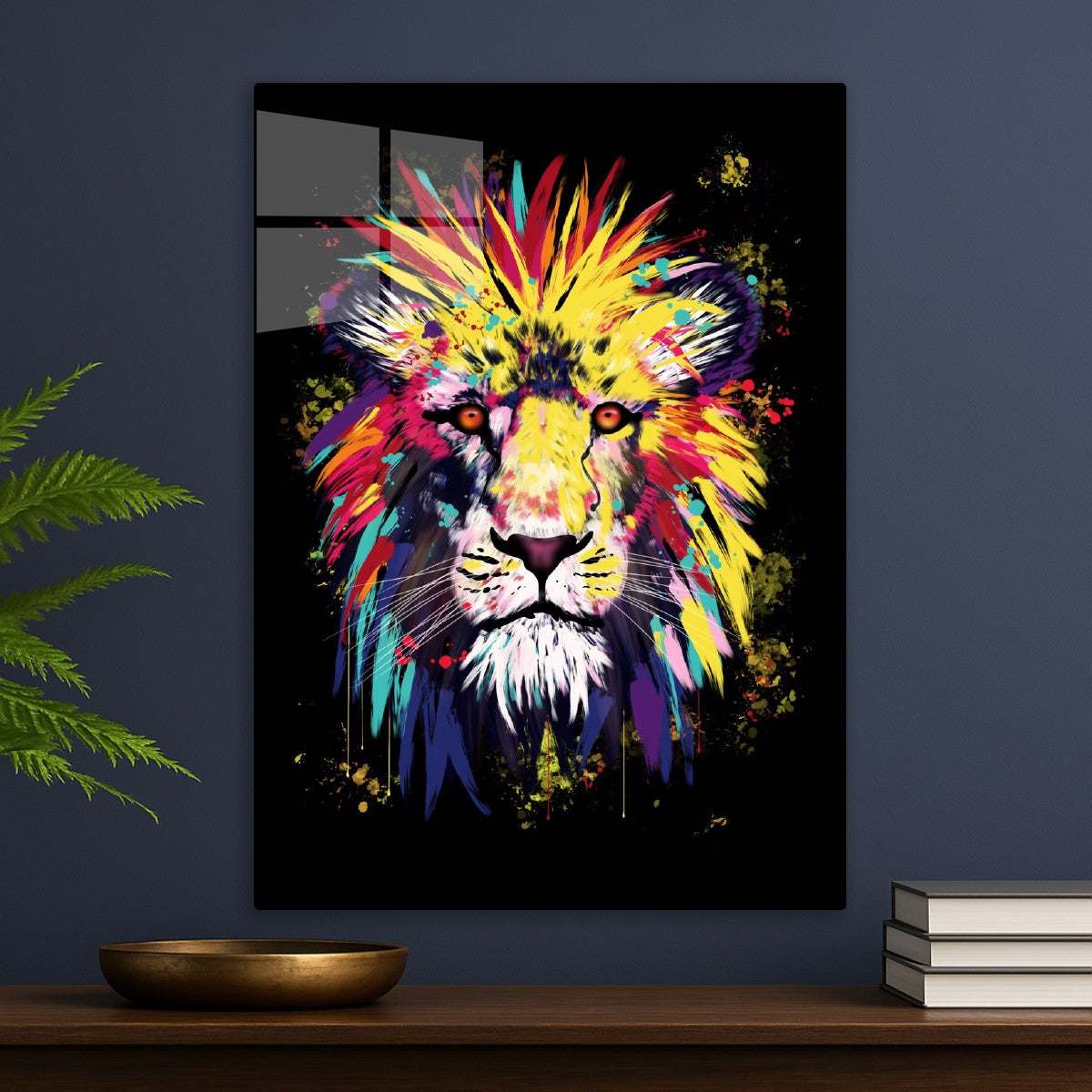 Lion Colour Splash