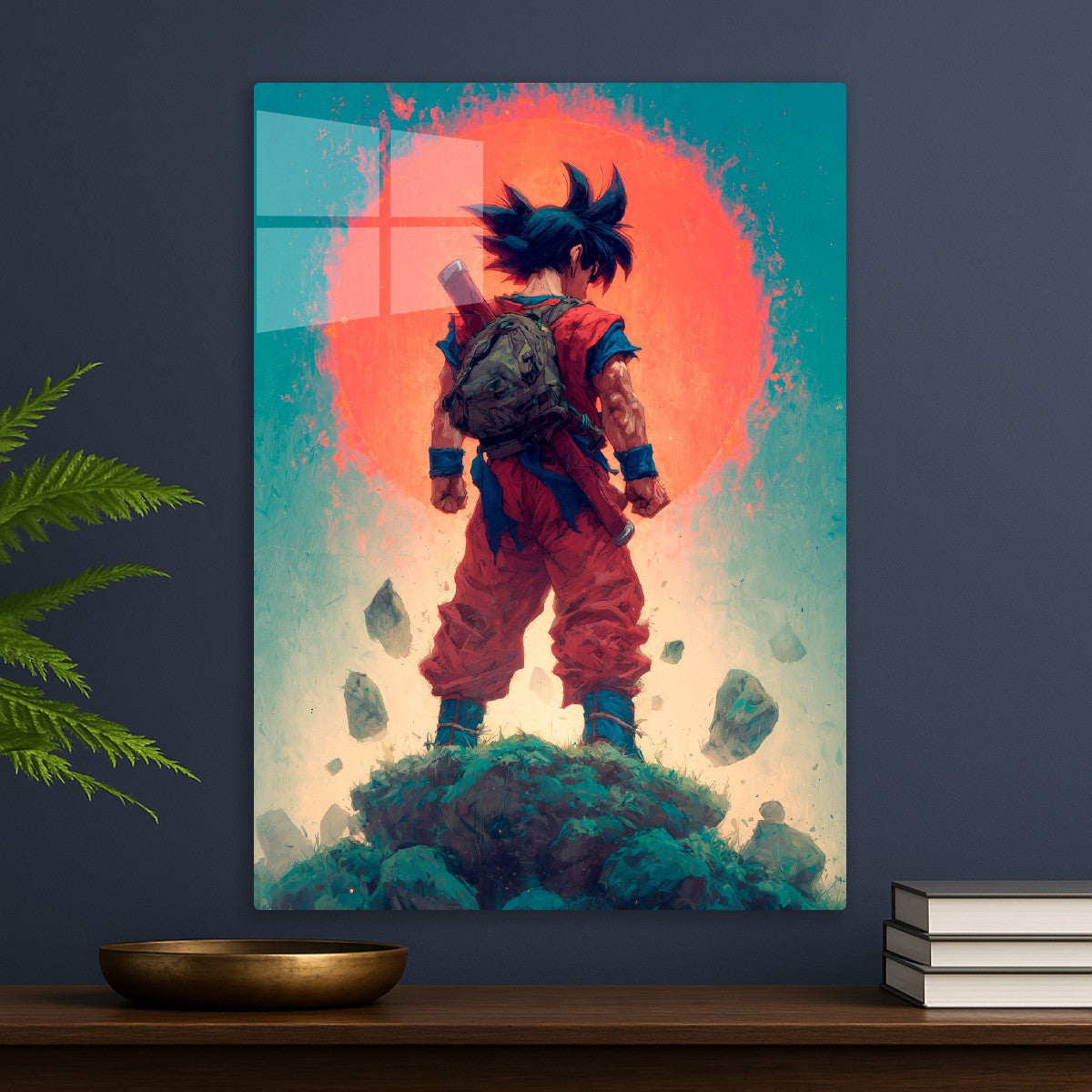 Goku from the back, Dragonball