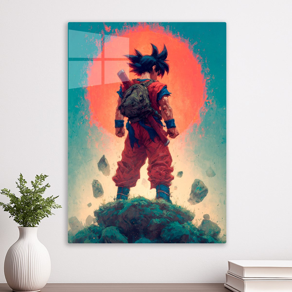 Goku from the back, Dragonball