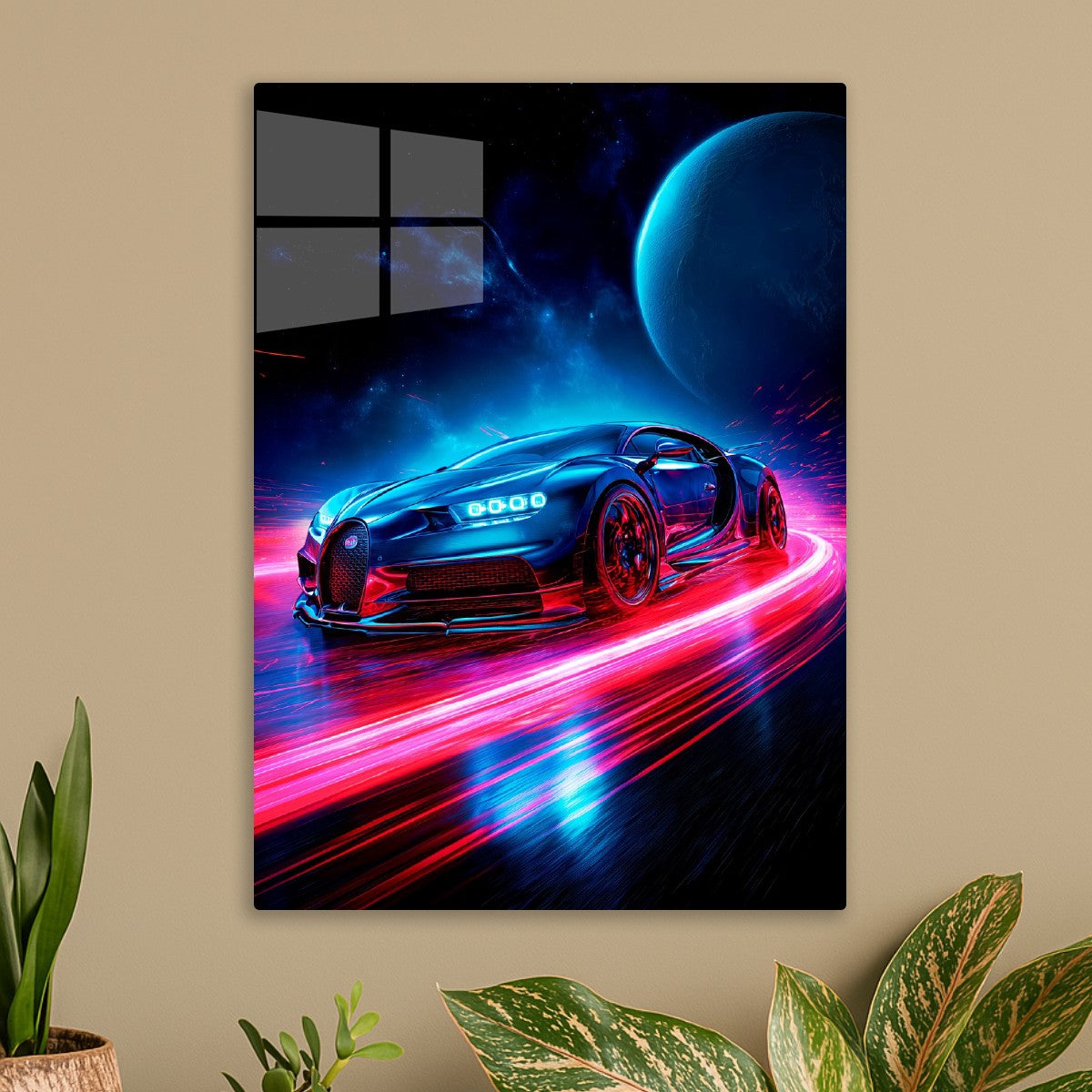 Neon Bugatti