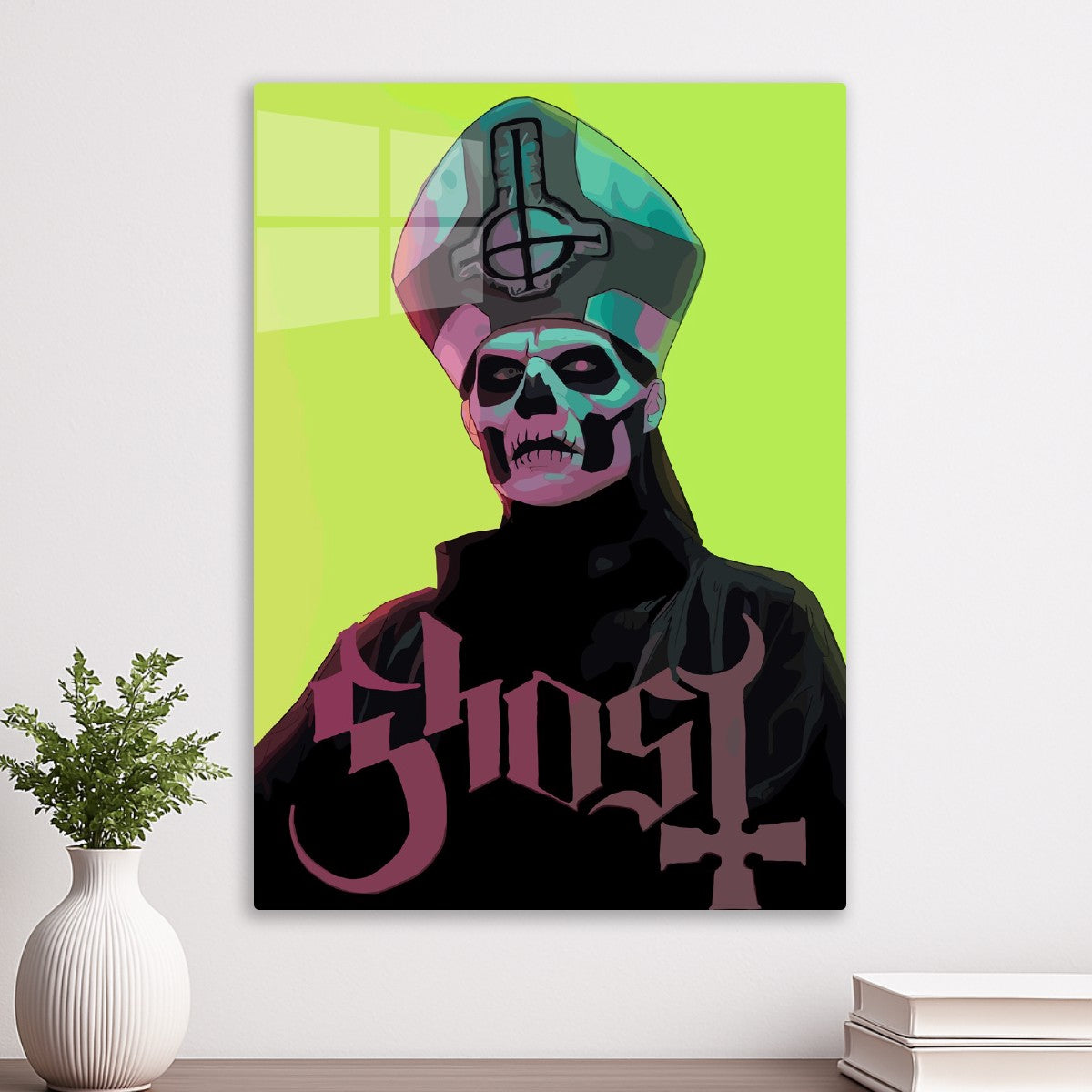 Ghost Cardinal Emerges Art