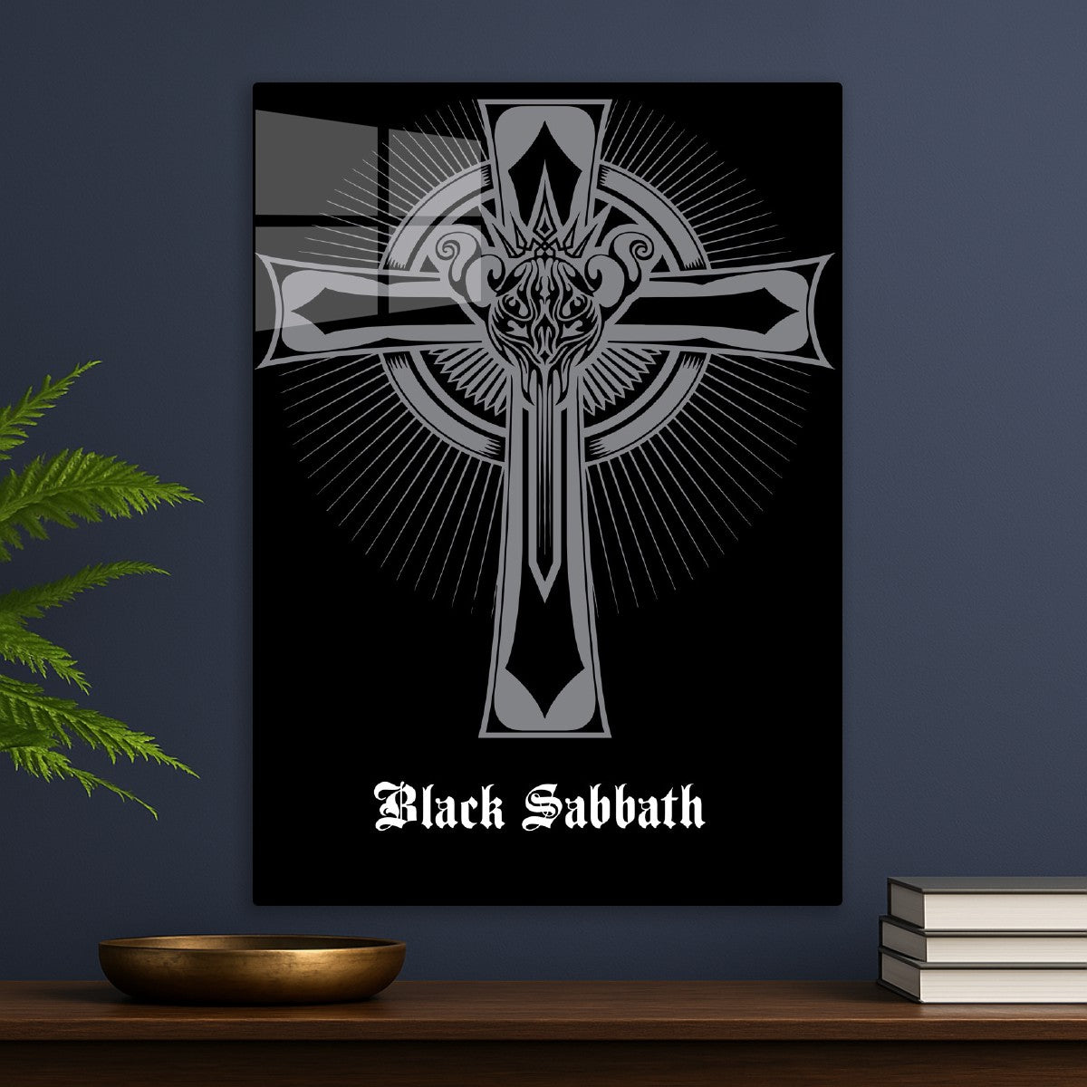 Black Sabbath Ornate Cross