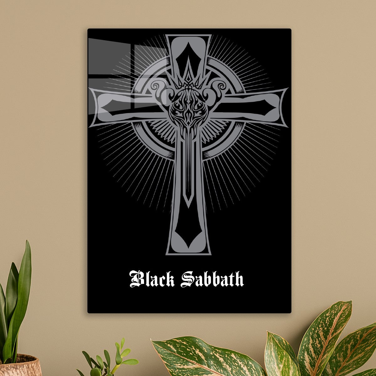 Black Sabbath Ornate Cross
