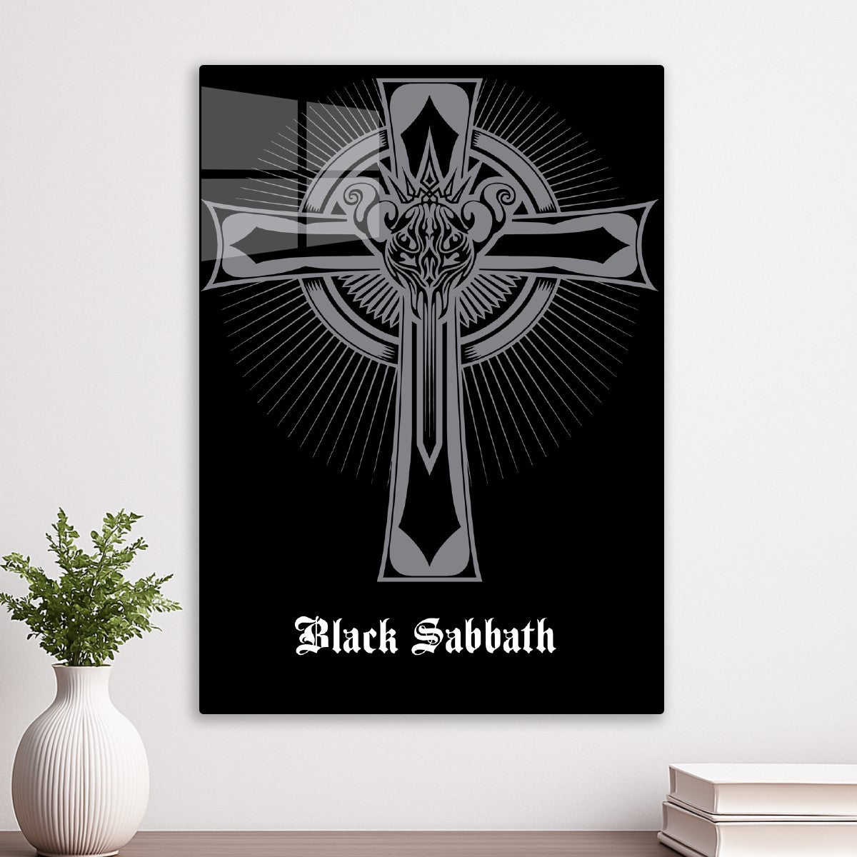Black Sabbath Ornate Cross