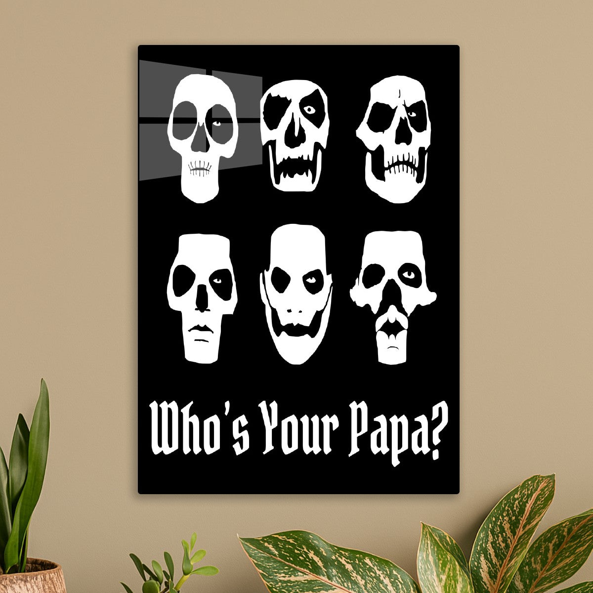 Who’s Your Papa Ghost Skull