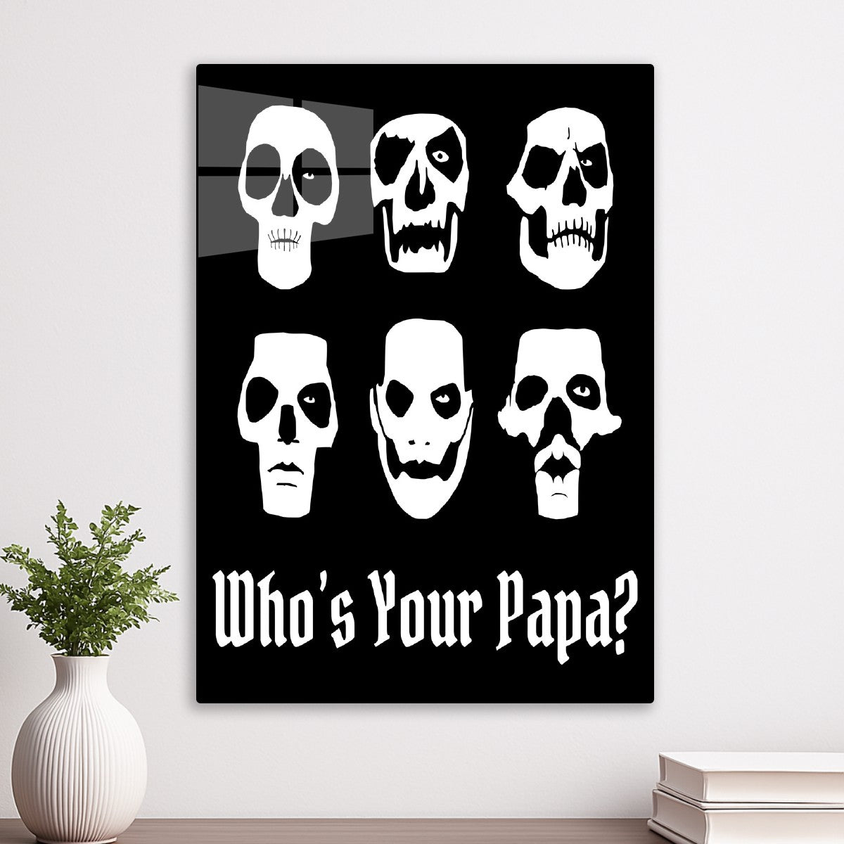 Who’s Your Papa Ghost Skull