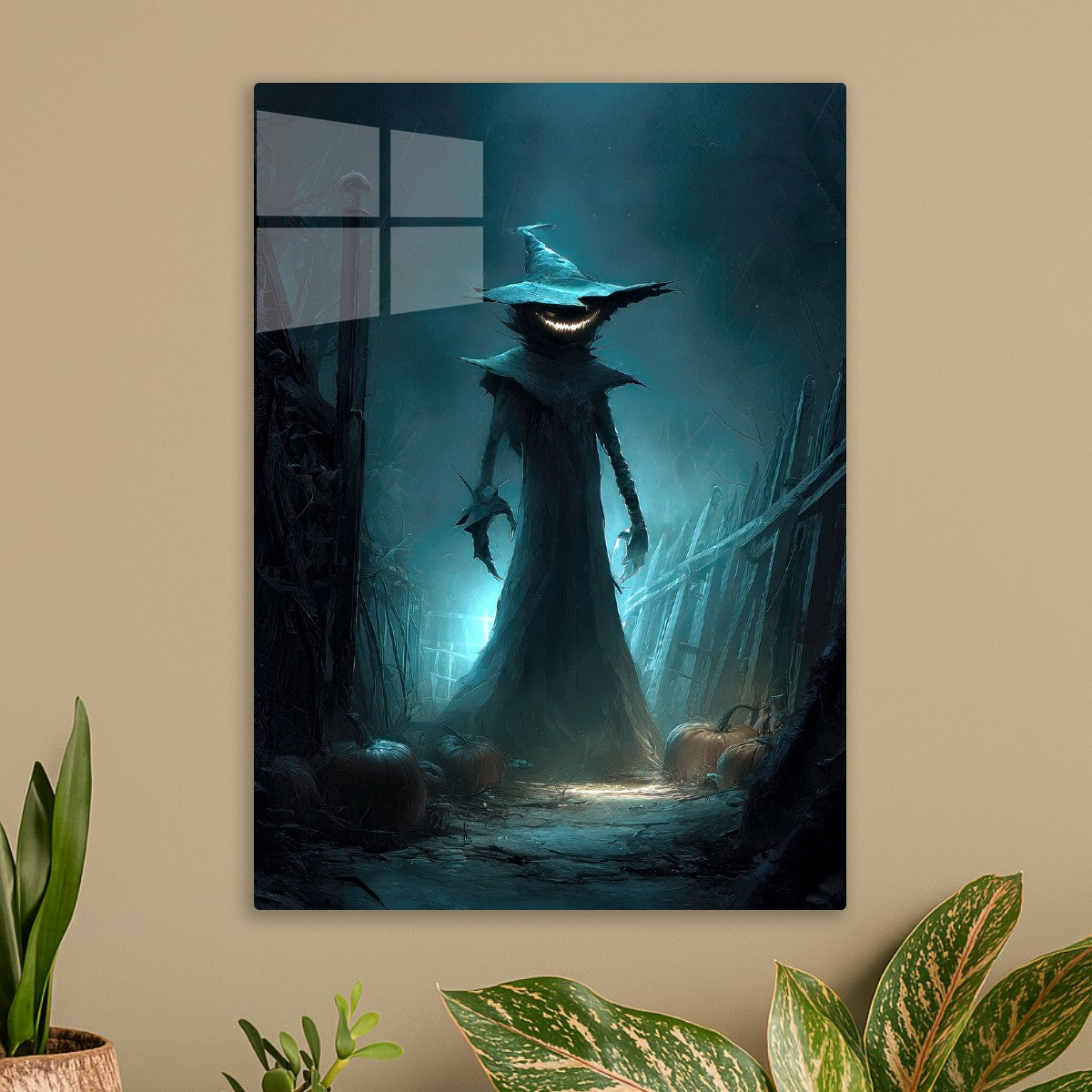 Scarecrow Witch Evil Grin