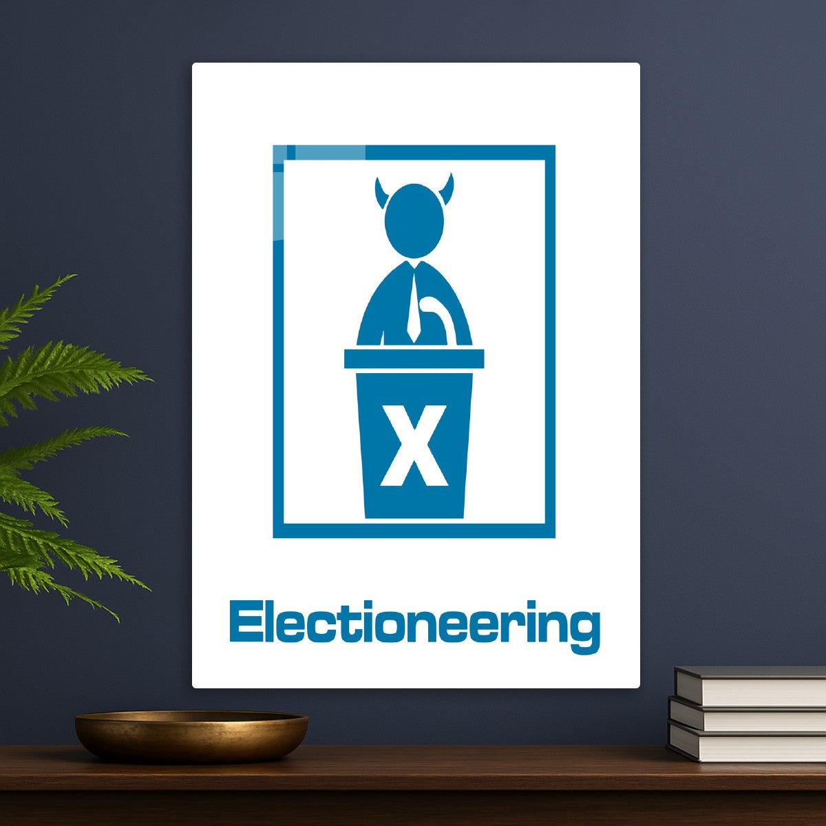 Electioneering Devil Behind 