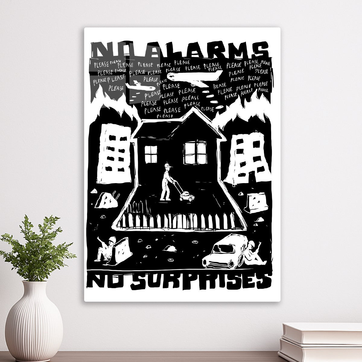 No Alarms No Surprises Art