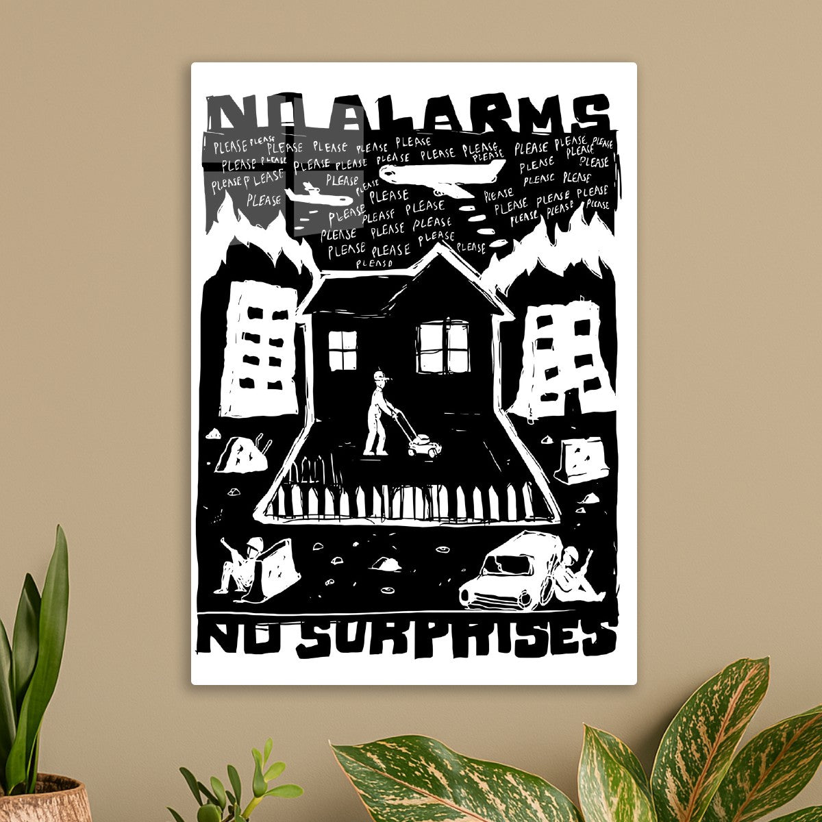 No Alarms No Surprises Art