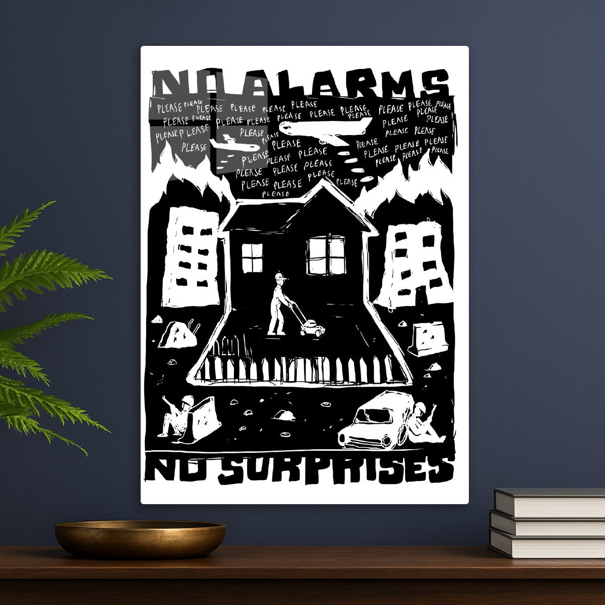 No Alarms No Surprises Art