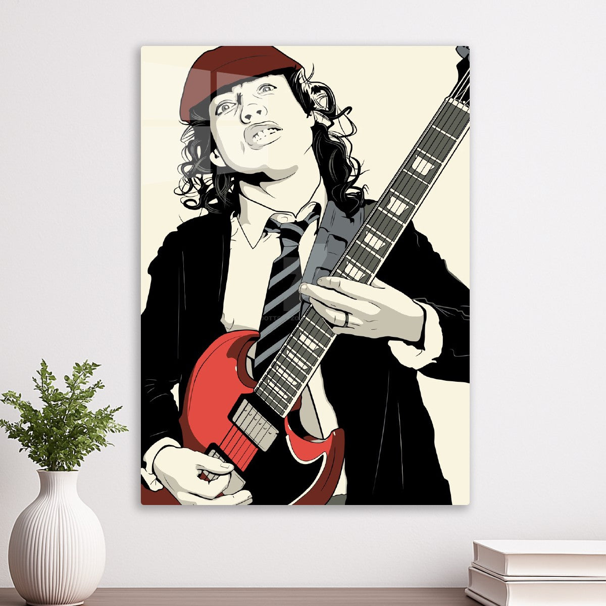 AC/DC Guitarist in Schoolboy