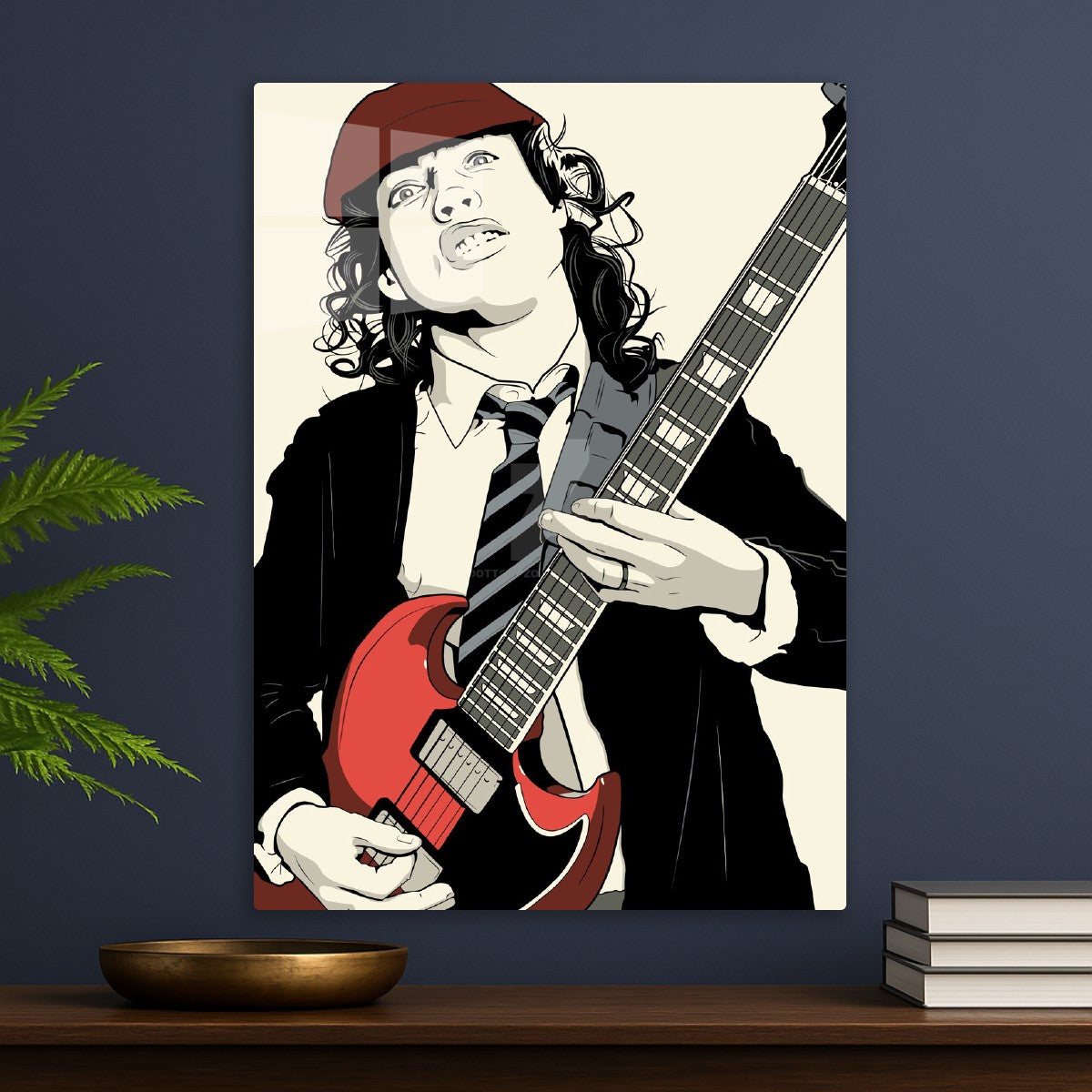 AC/DC Guitarist in Schoolboy