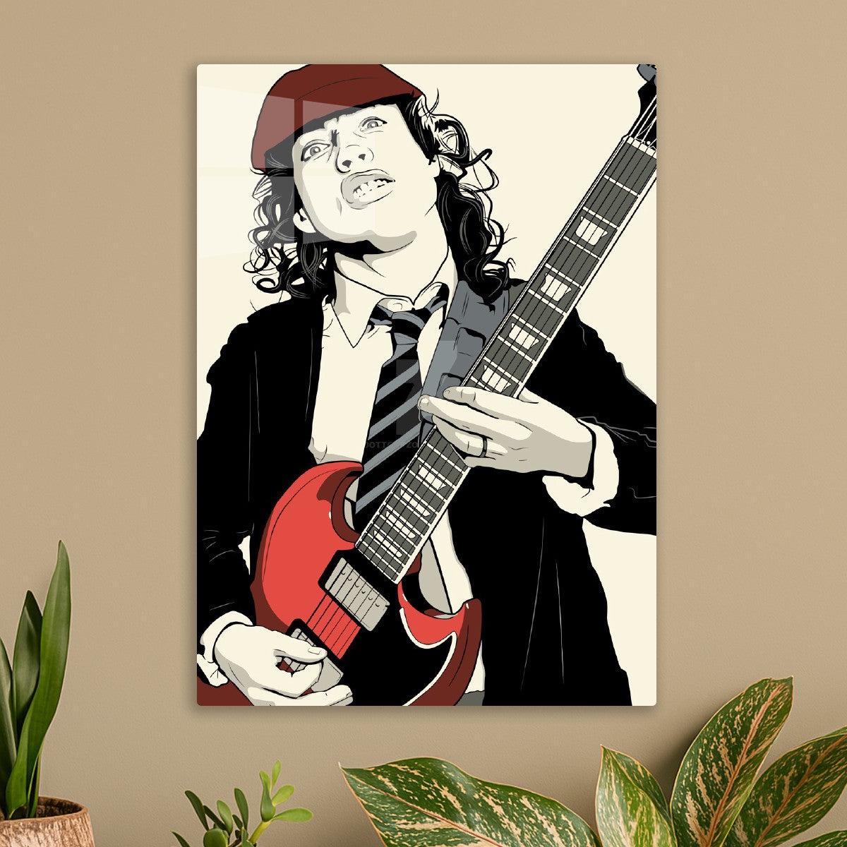 AC/DC Guitarist in Schoolboy
