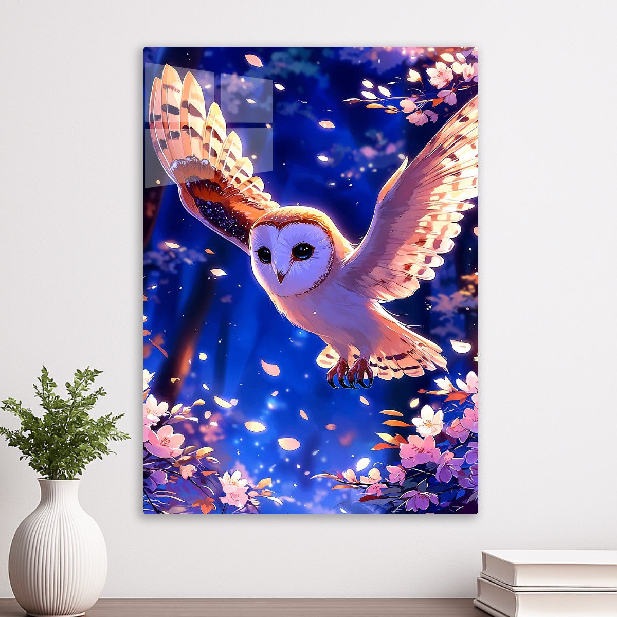Sakura Night Owl in Blooming