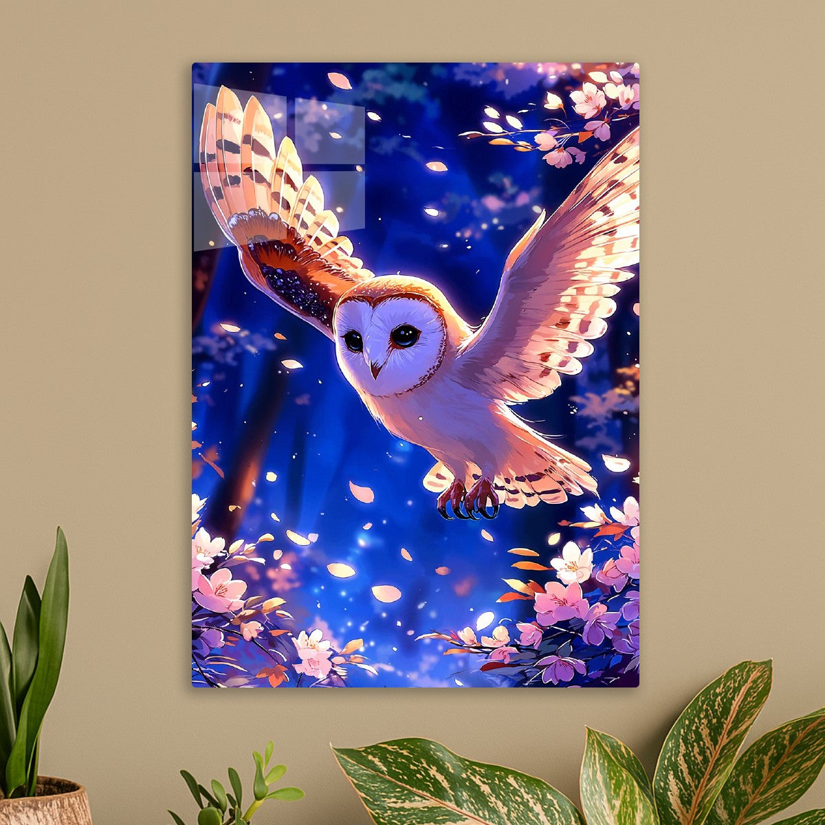 Sakura Night Owl in Blooming