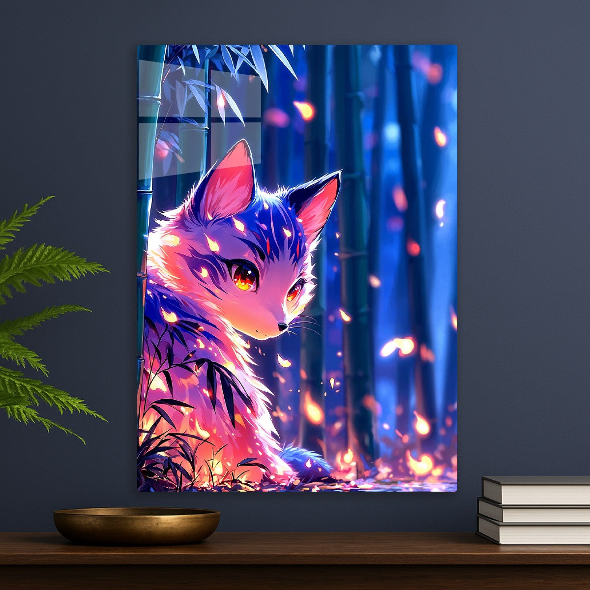 Fox Spirit in Bamboo Glow